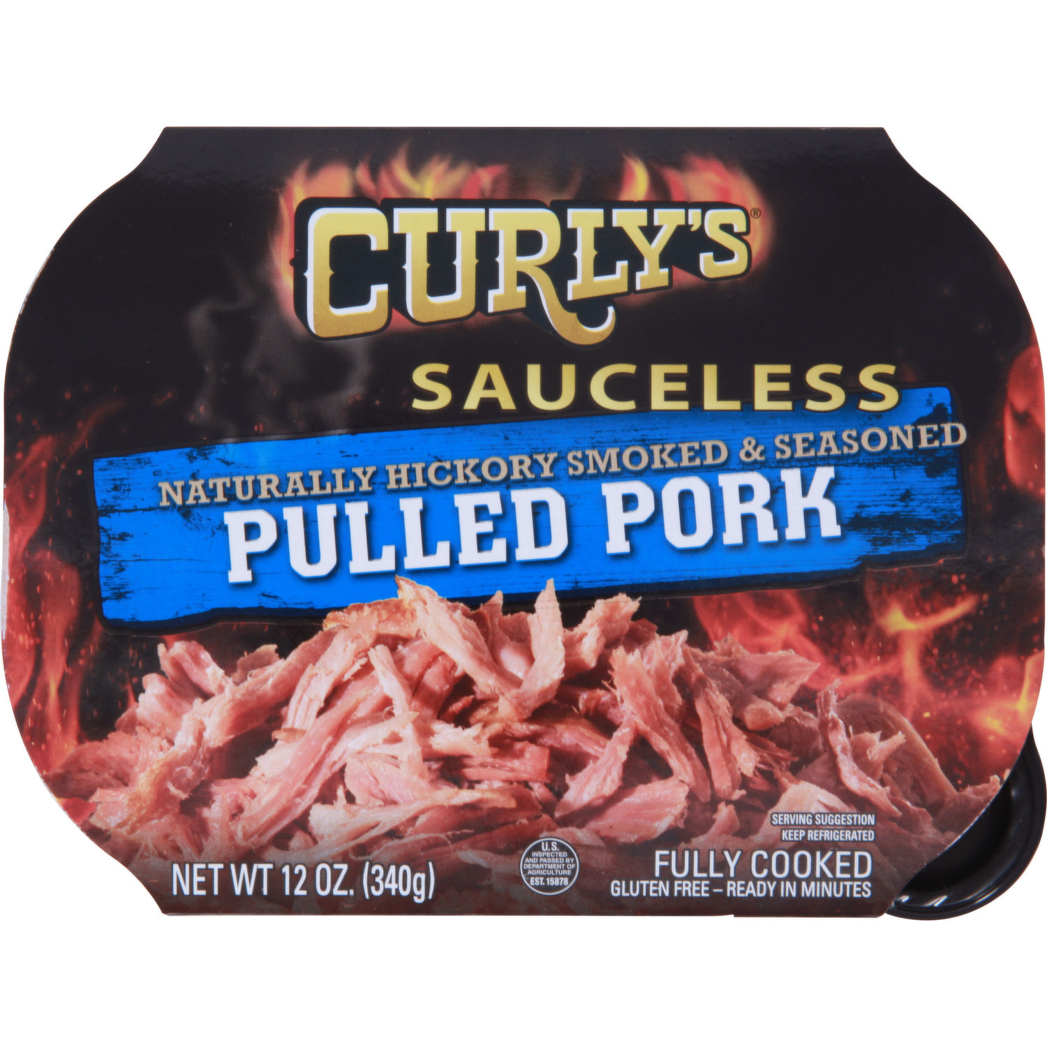 Grumpy Butcher Fully Cooked Duroc Pulled Pork - 2 lb, Hickory Wood Smoked  Premium Pulled Pork