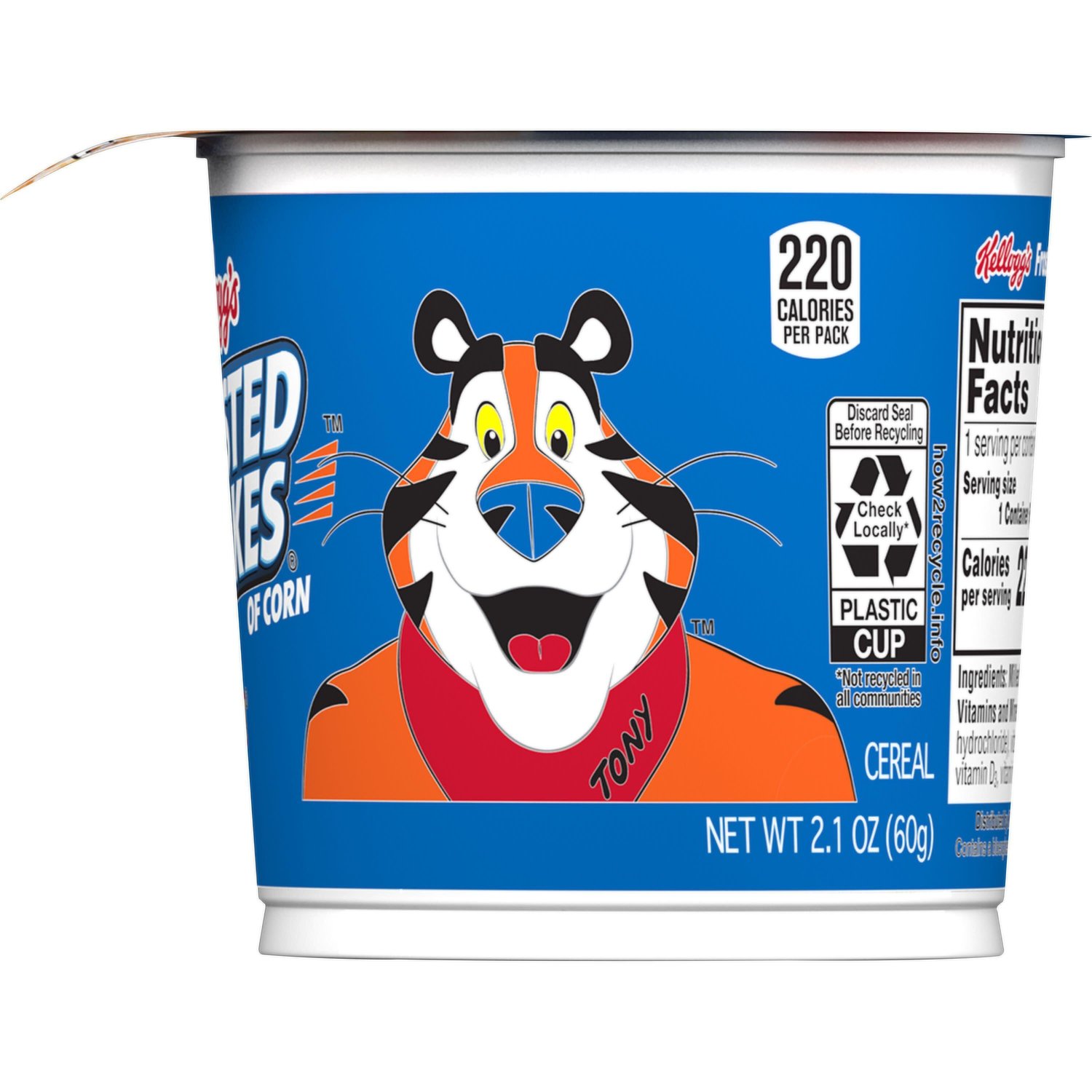 Kelloggs Frosted Flakes Cereal In A Cup 2.1 Oz Pack Of 6 - Office