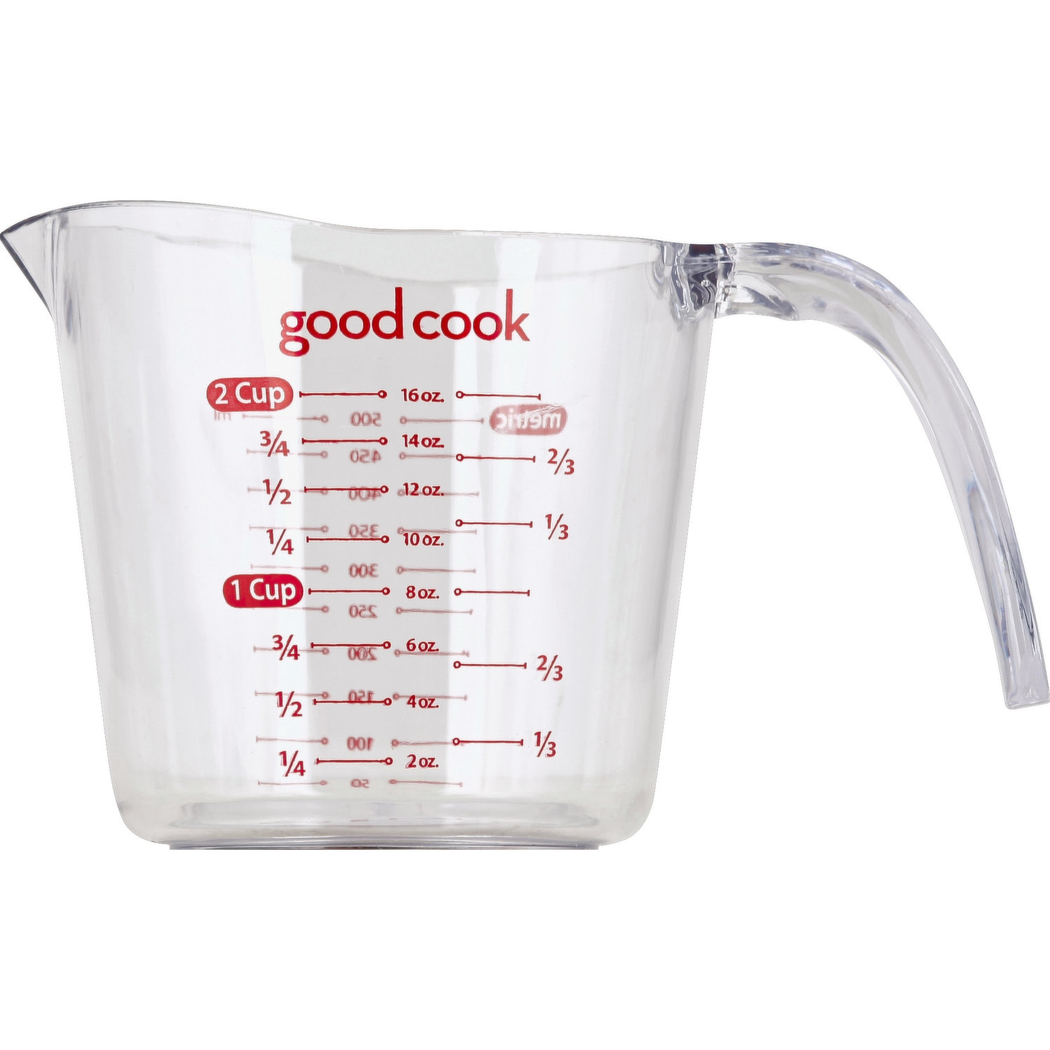 Good Cook 2-Cup Plastic Measuring Cup