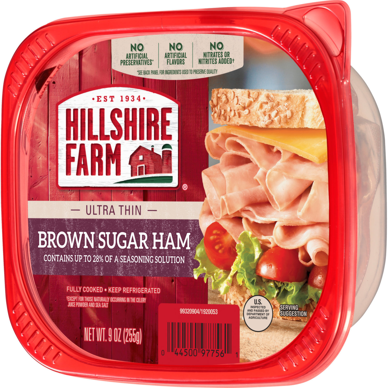 Hillshire Farm Ham, Brown Sugar, Ultra Thin - 9 oz