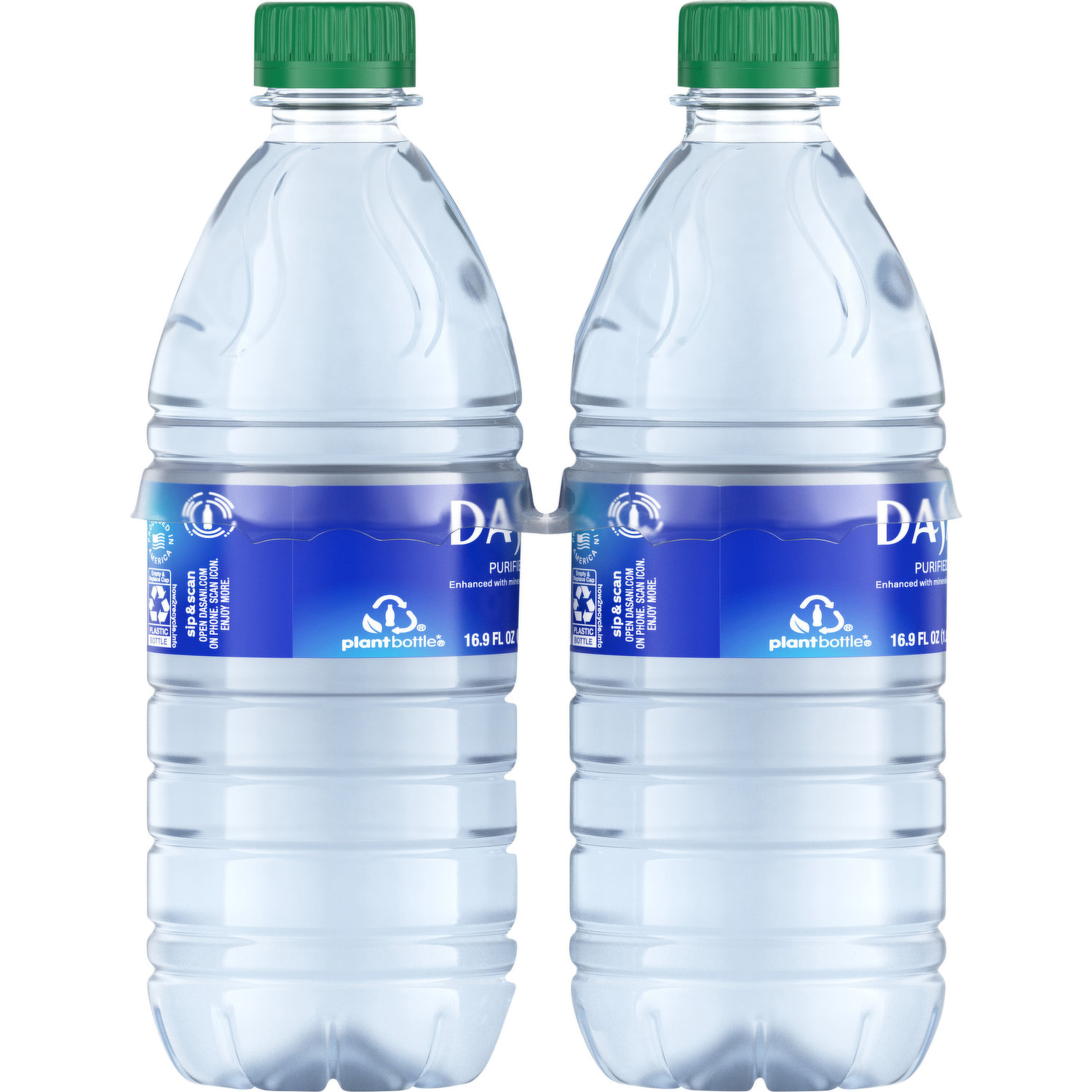 DASANI Purified Water Bottles Enhanced with Minerals, 16.9 fl oz