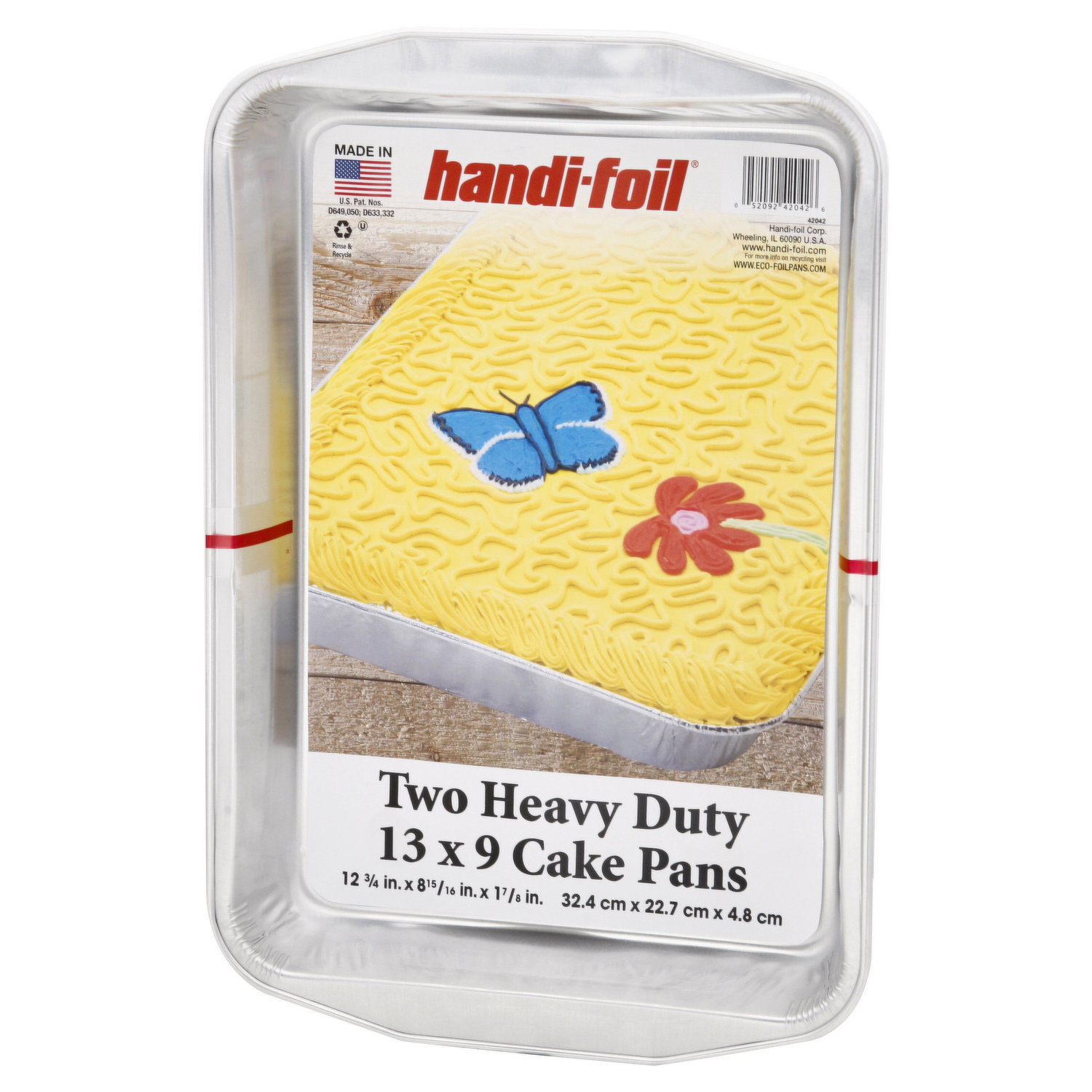 Handi-Foil 13 x 9 Oblong Foil Cake Pan 25/PK