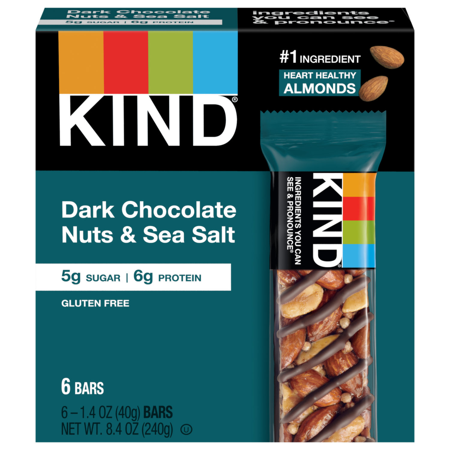 KIND Simple Crunch 100% Whole Grain Oats Gluten Free Dark Chocolate & Oats  Healthy Snack Bars, 10 ct / 1.4 oz - Pay Less Super Markets