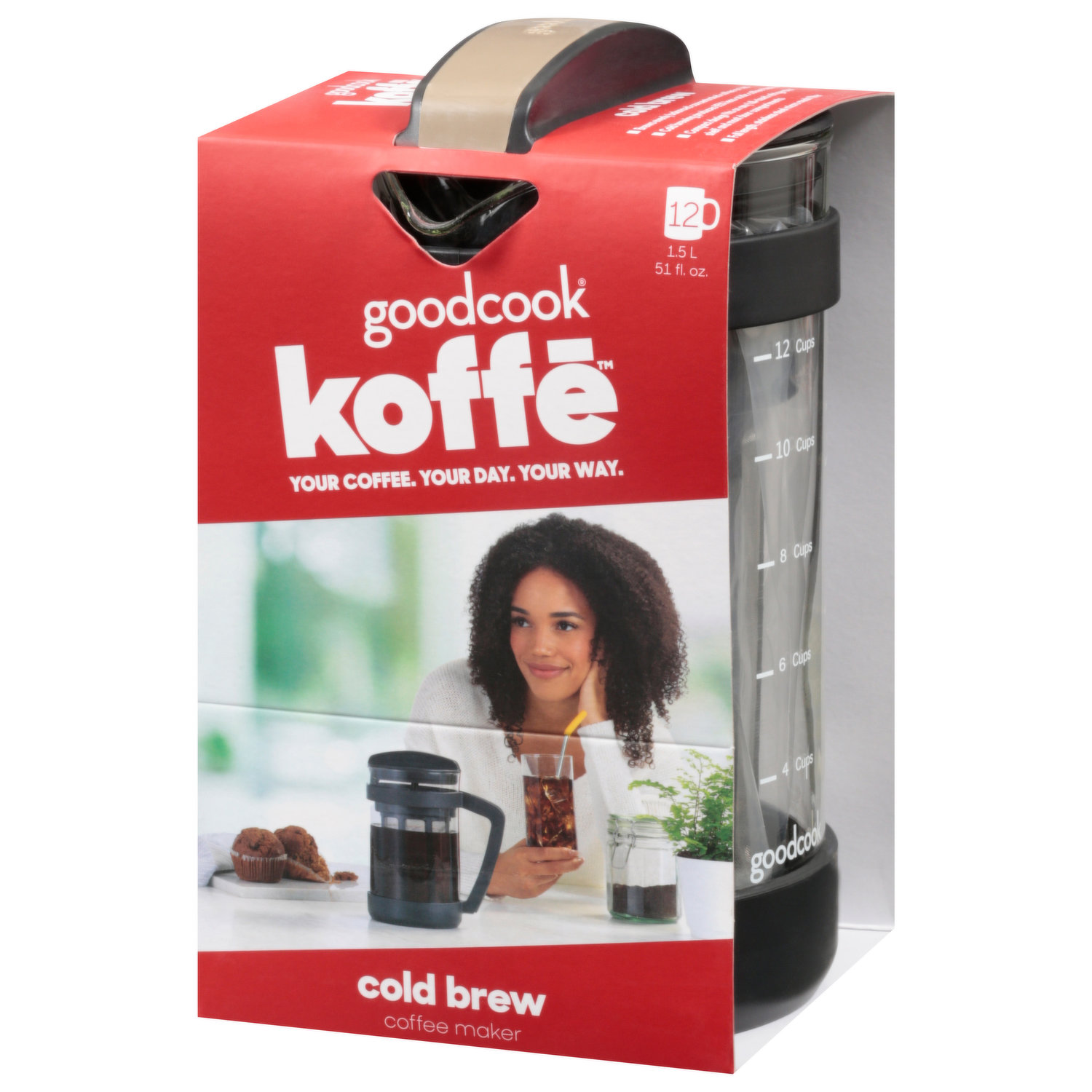 1.5 Liter Cold Brew Coffee Brewer - GoodCook