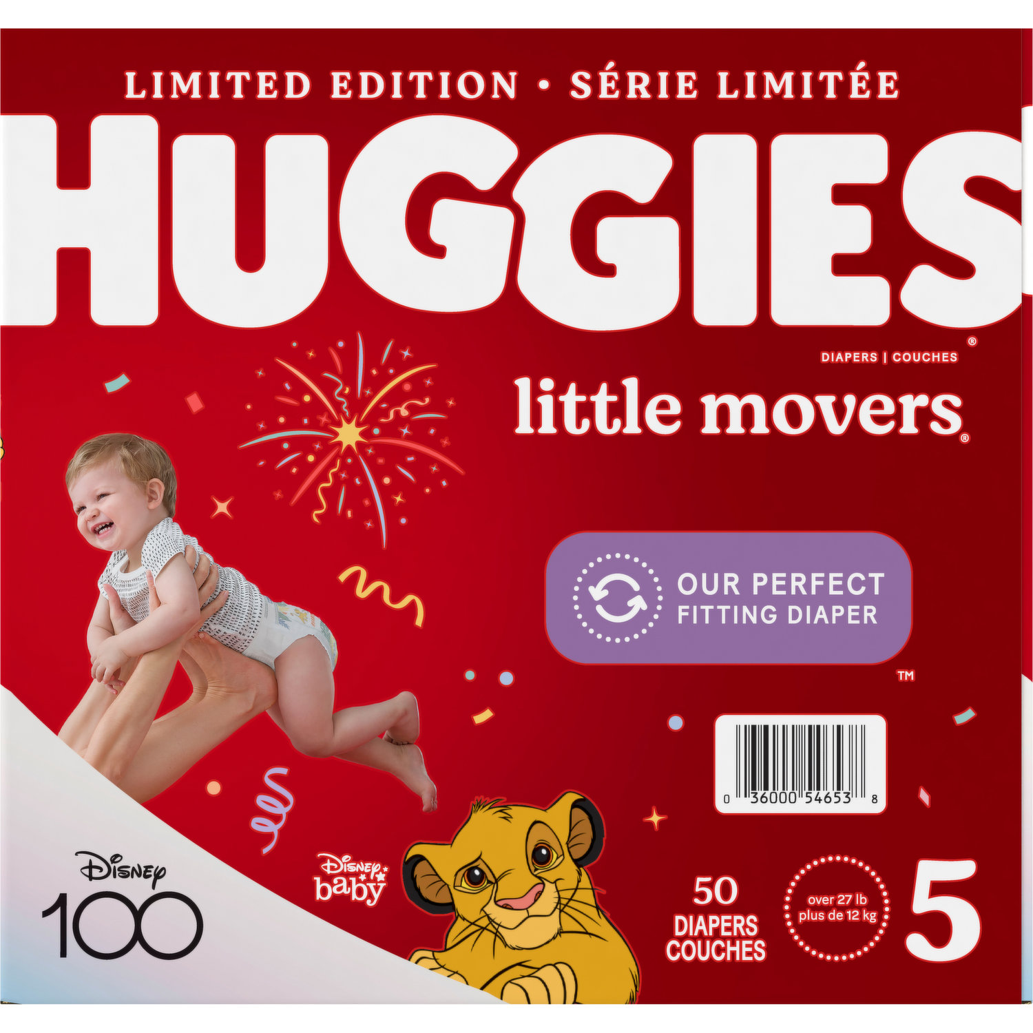 Save on Huggies Little Movers Size 7 Diapers 41+ lbs Disney Order Online  Delivery