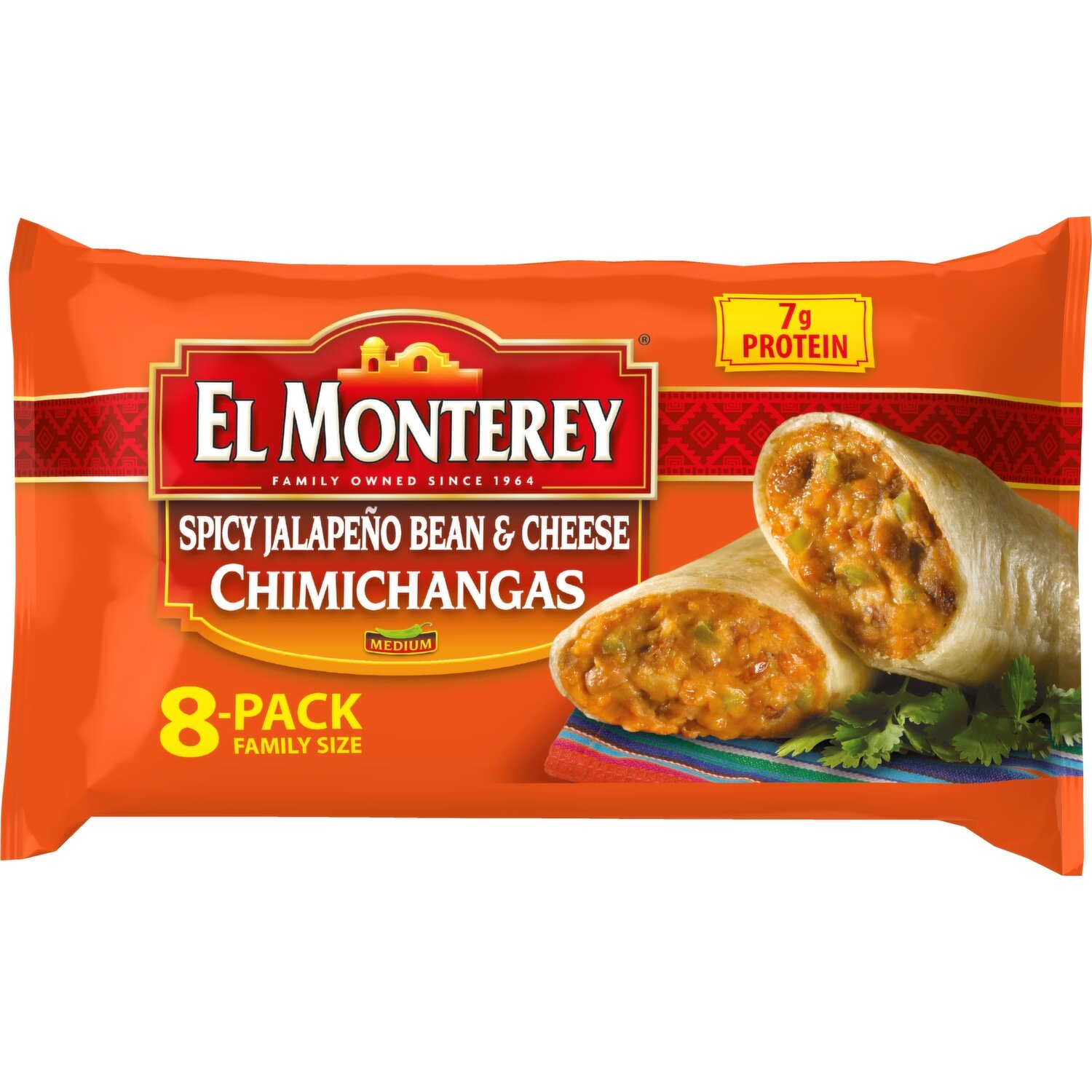 El Monterey® XXLarge! Spicy Red Hot Bean & Cheese Chimichanga, 8 oz - Fry's  Food Stores