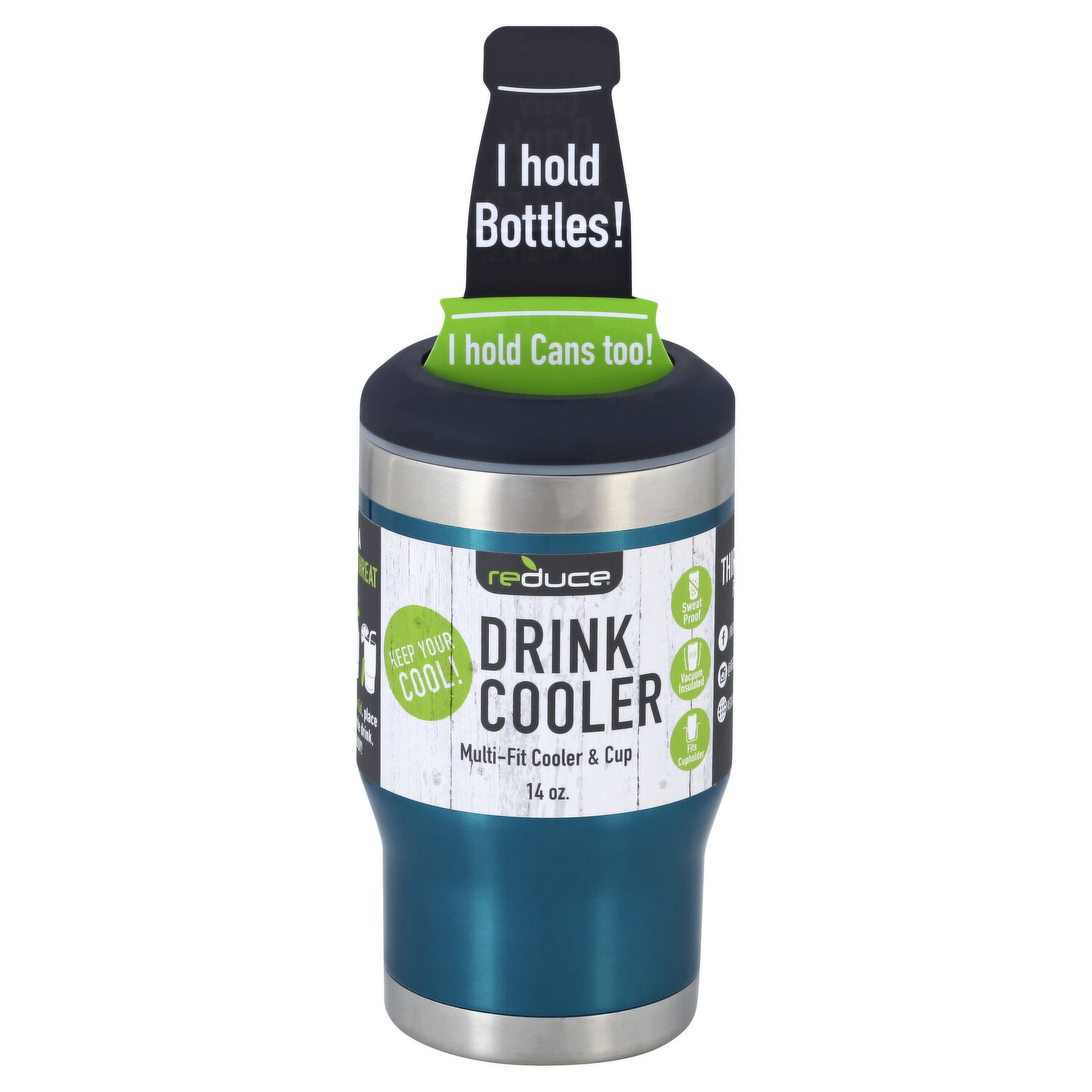 Regular Can Coolers Set of 2 (Party Dot and Botanical)