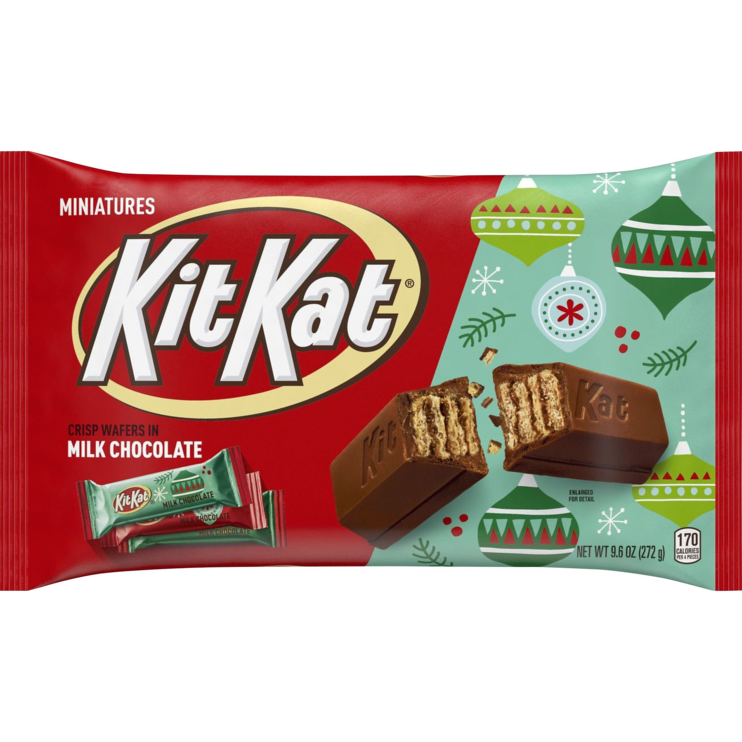 KitKat Miniatures Crisp Wafers, Dark Chocolate Snack Size (Pack of 2 Pounds)