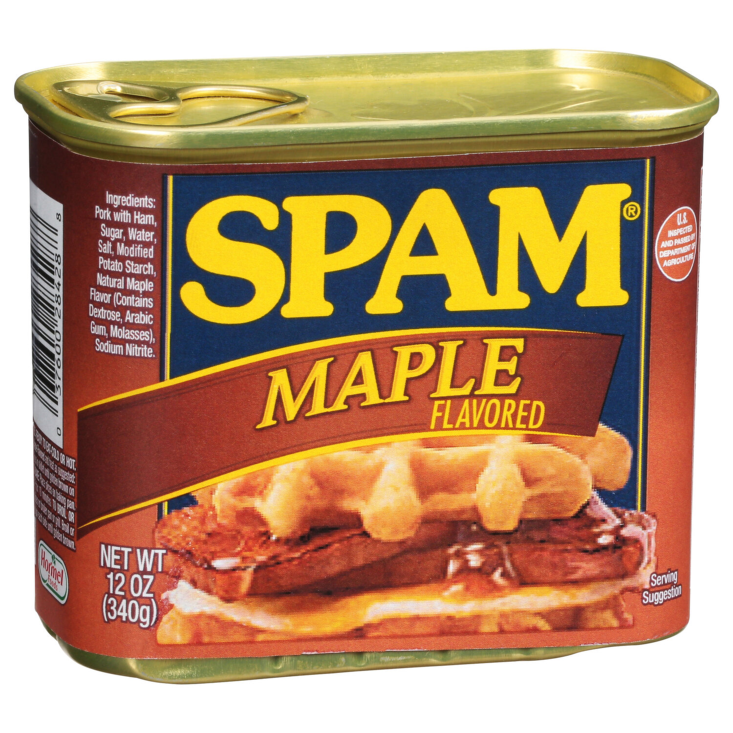 Spam Maple Flavored, Pack of 6, 12 Ounce Cans, Luncheon Meat Can, Hormel  Foods, Spam Musubi, Canned Meat, Fully Cooked Pork with Ham, Bundles,  Variety