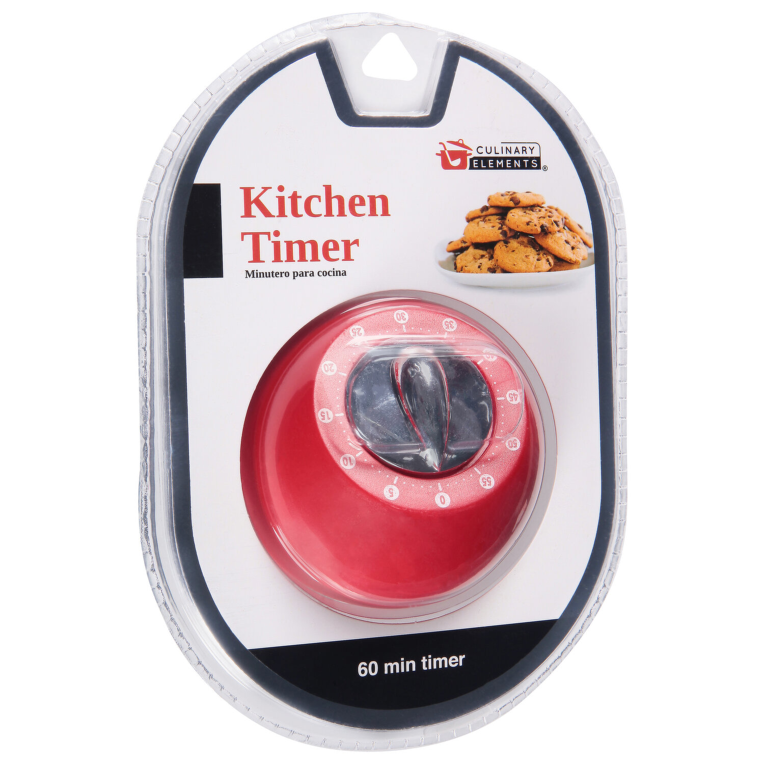 Kikkerland Magnetic Kitchen Timer - Red