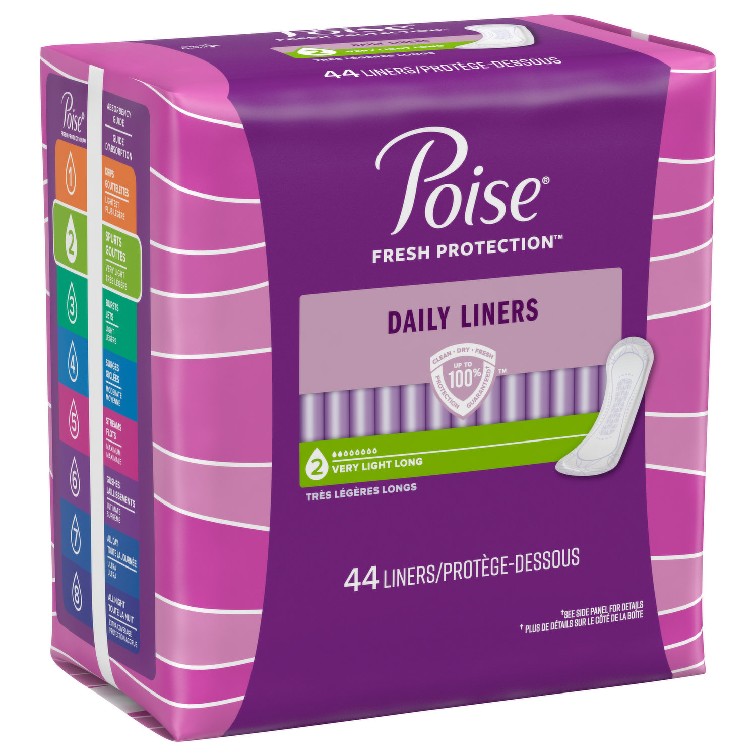 Poise Liners Regular Incontinence/Adult Diapers (19cm/12 x 2 Packs)