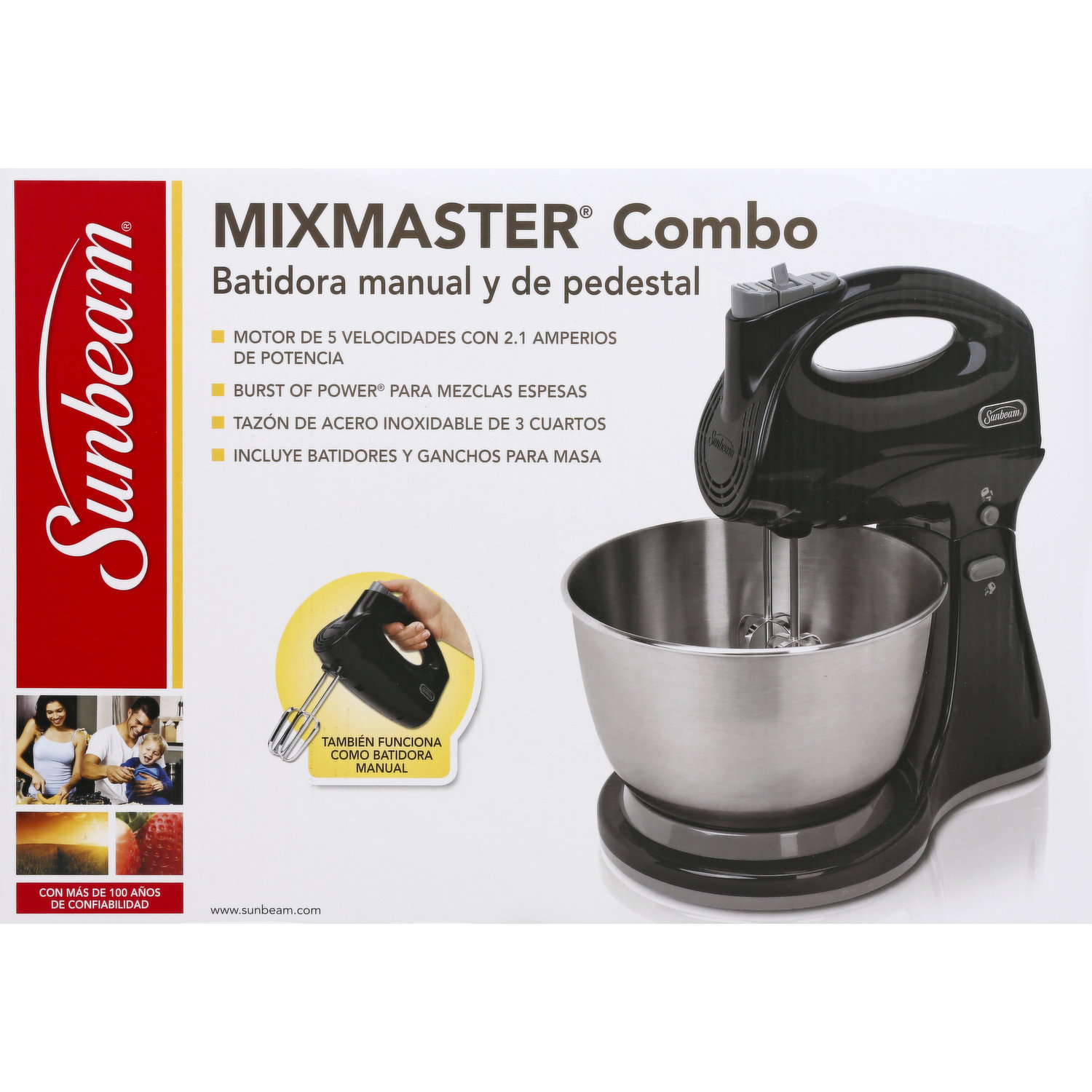 Sunbeam Mixmaster Handheld Stand Mixer Replacement Bowl Only FPSBSMGLW