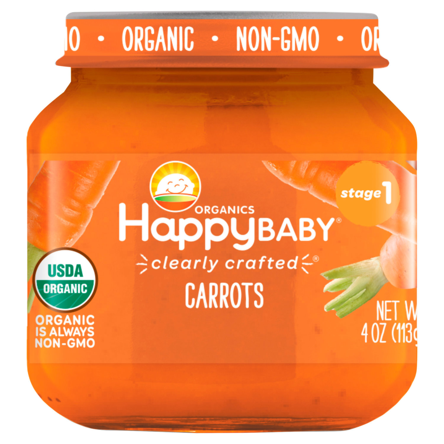 Happy Baby® Organics Clearly Crafted Pears Squash & Blackberries