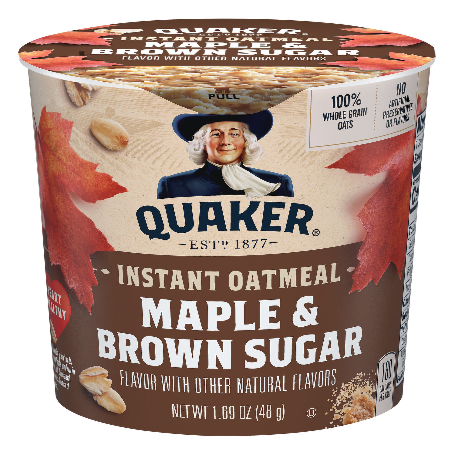 6-Pack Better Oats, Instant Oatmeal, Cinnamon Roll, 100 Calories, 9.8 oz