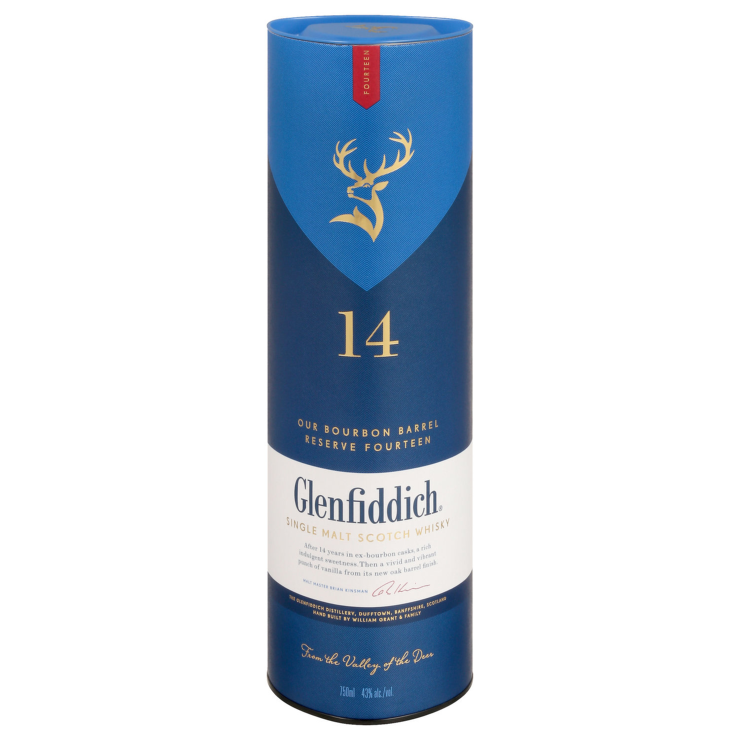 Glenfiddich 14 Year Old Scotch Whiskey 750ml