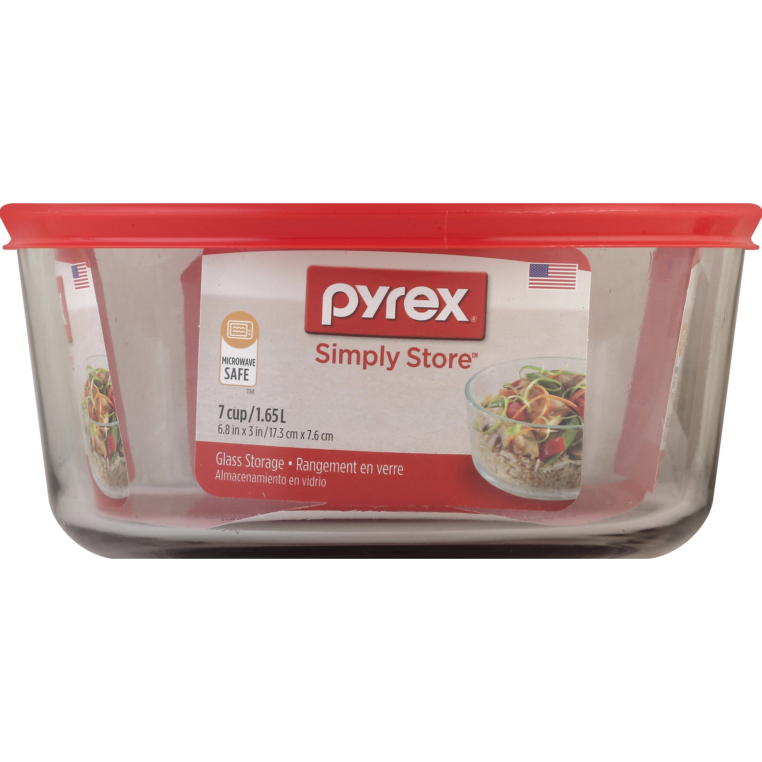 Pyrex Simply Store Glass Storage, 7 Cup