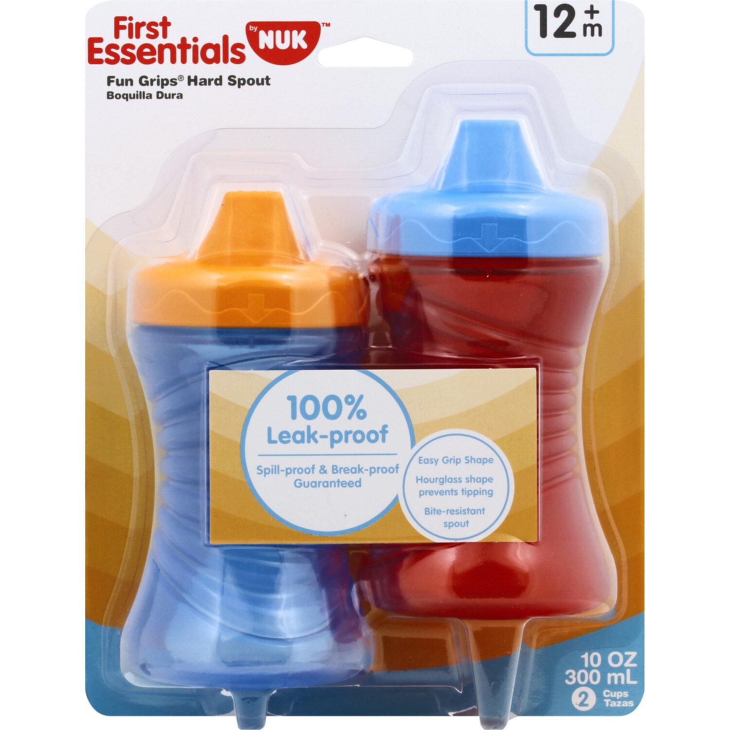  NUK Fun Grips Hard Spout Sippy Cup, 10 oz.