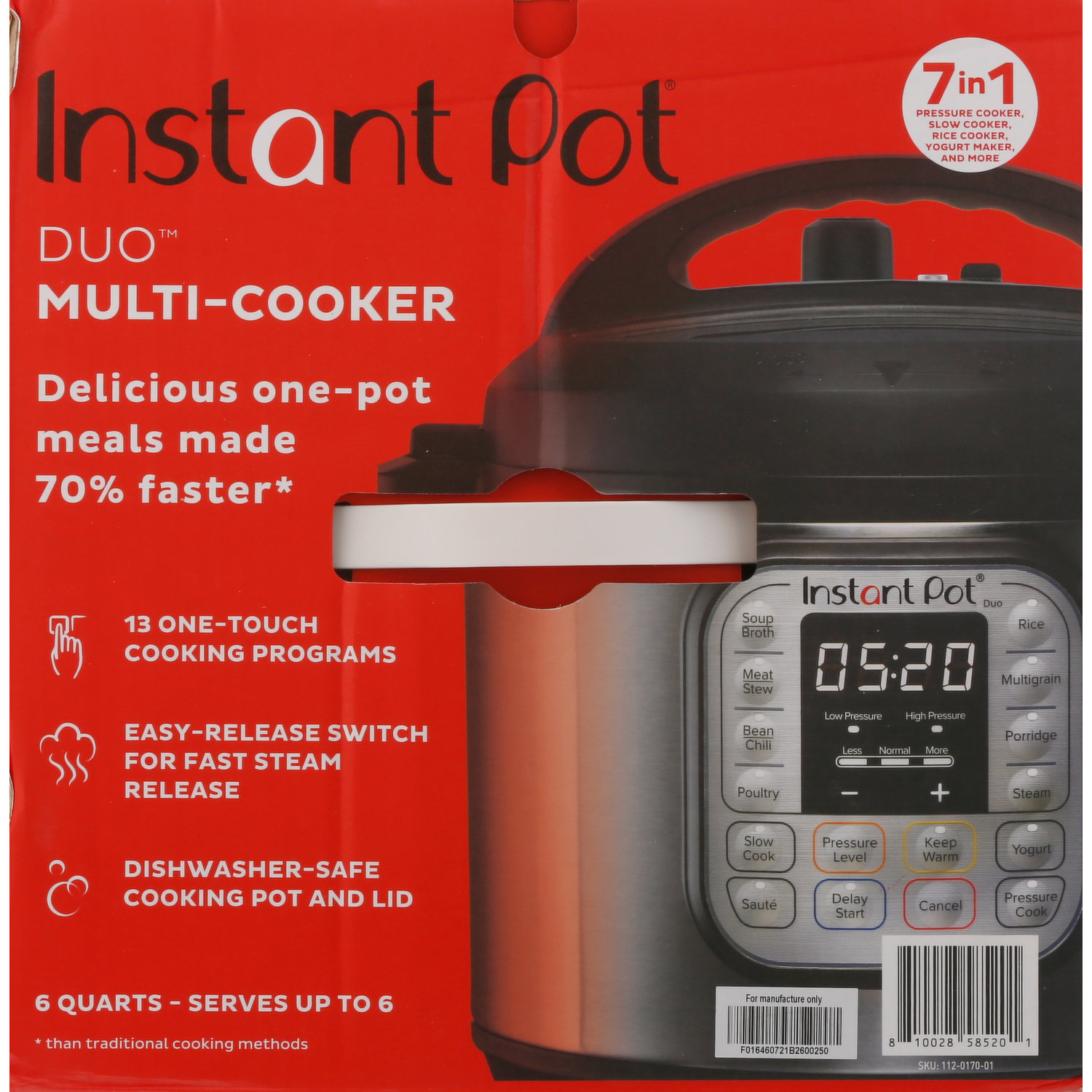Instant Pot DUO60 7-in-1 6 Quart Multi-Cooker Review - Consumer