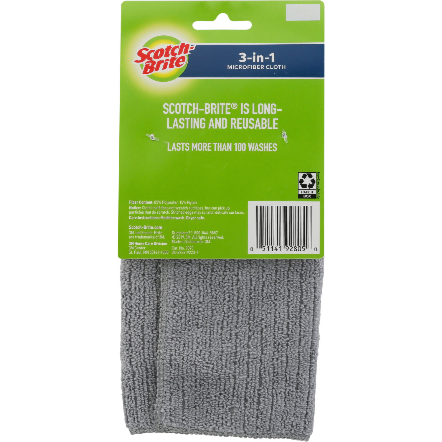 Scotch-Brite Electronics Cleaning Cloth - Polyester/Nylon - 1 Each Scotch-Brite Electronics Cleaning Cloth - Polyester/Nylon - 1 Each