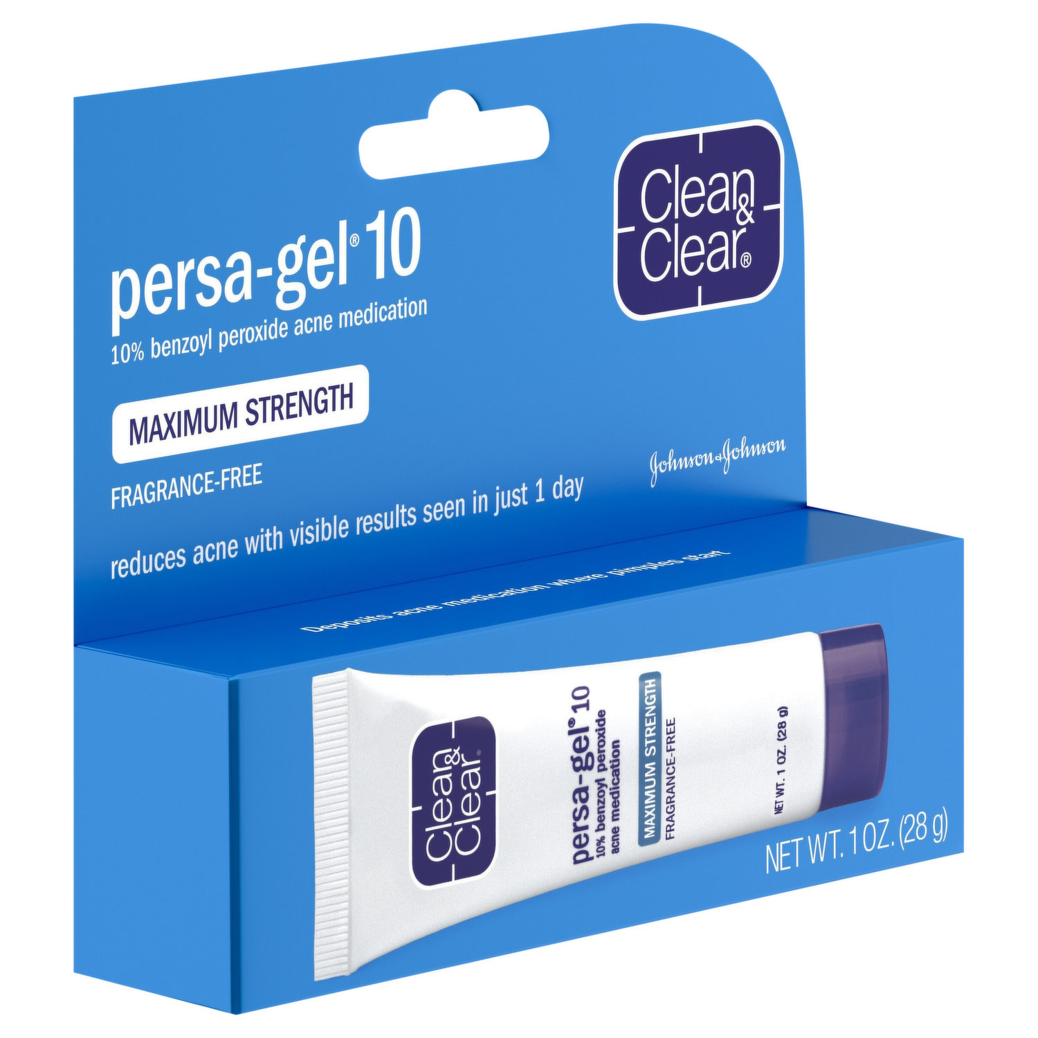 Clean And Clear Persa-Gel 10 Acne Medication, Maximum Strength - 1 Oz 