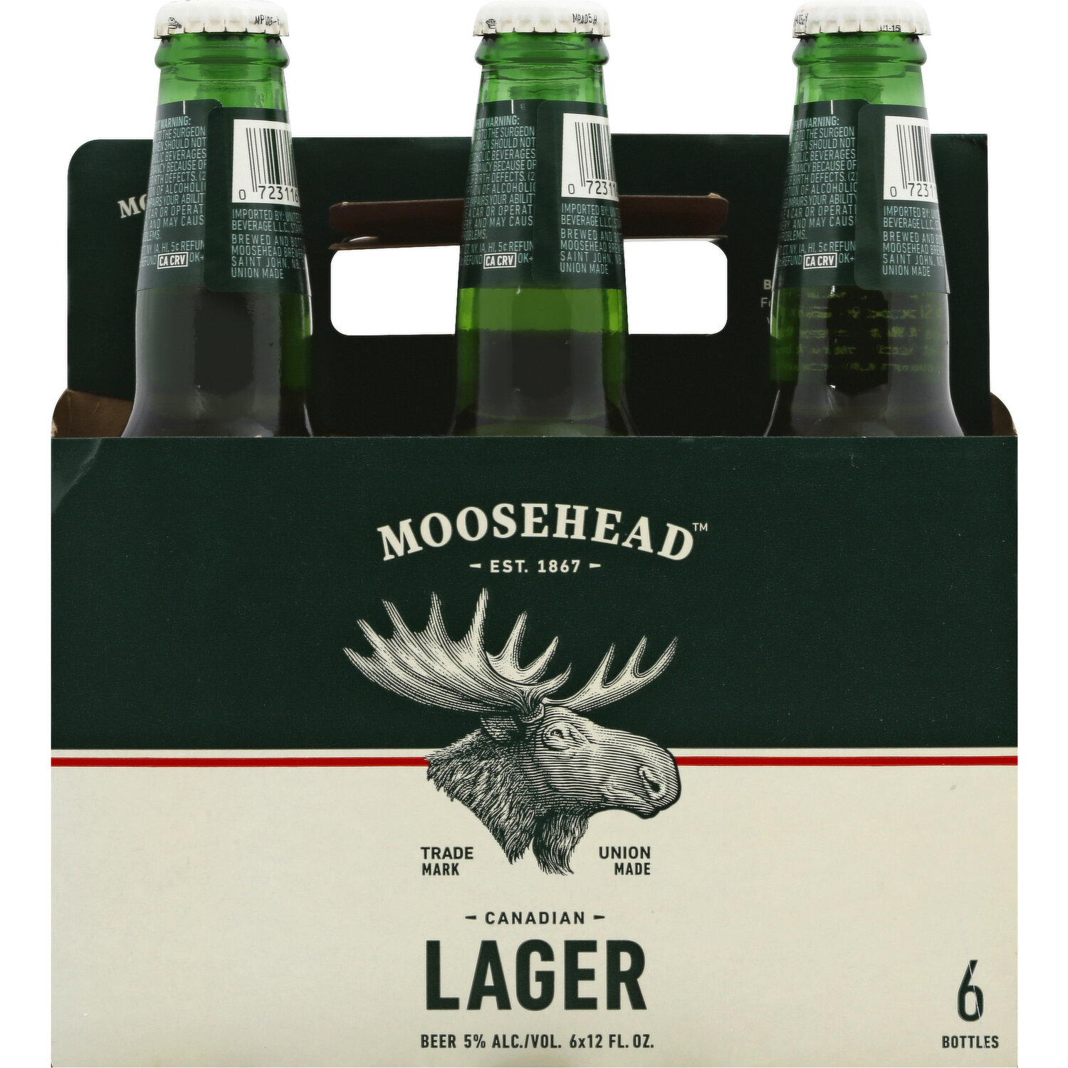 Moosehead Lager, Canadian, 6 Each