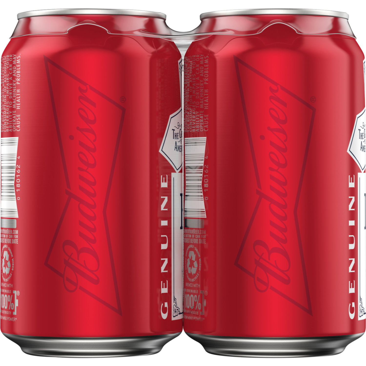 Budweiser 16 Oz Aluminum Red Cups 2-Pack