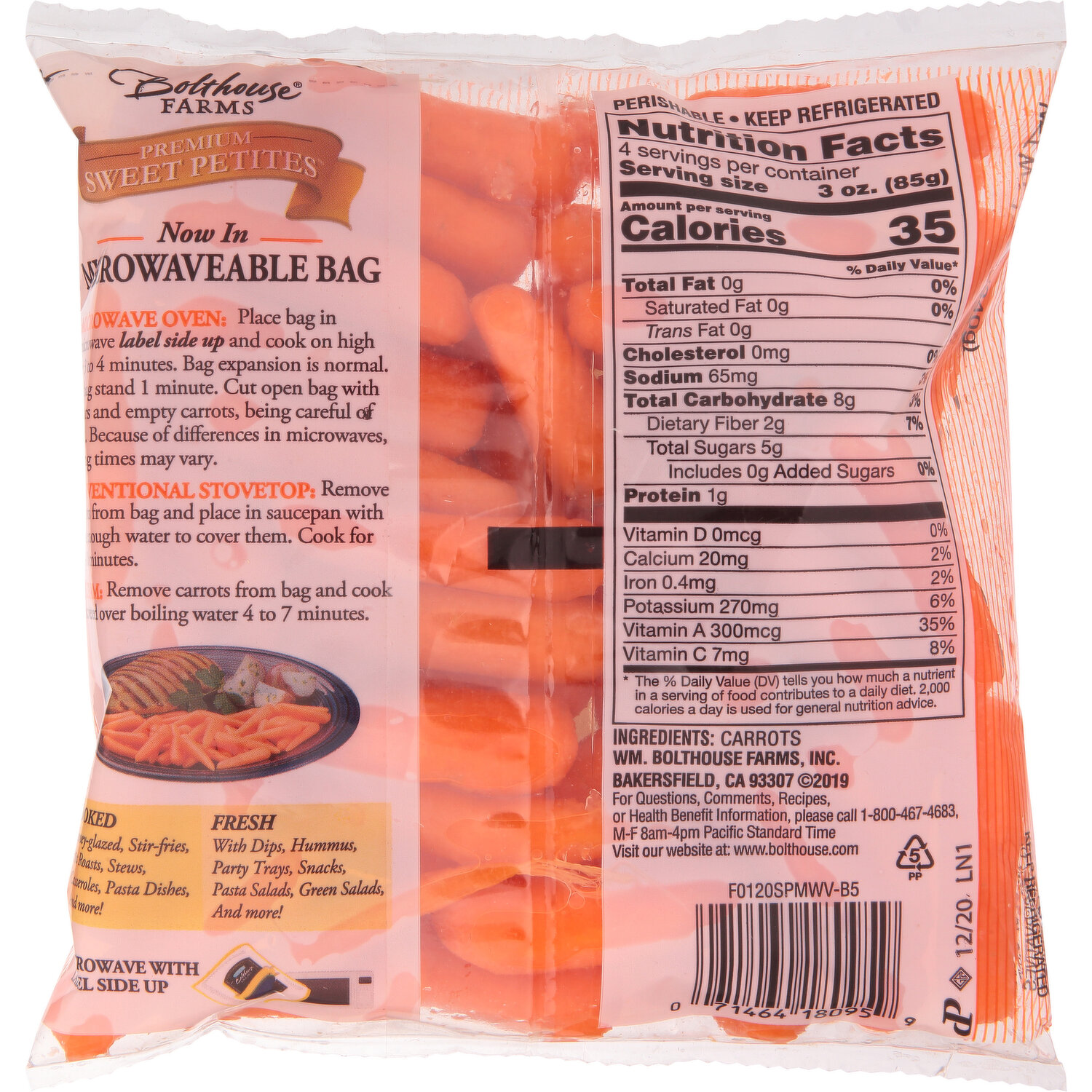 Bolthouse Farms Carrots Premium Petite 340 g - Voilà Online Groceries &  Offers