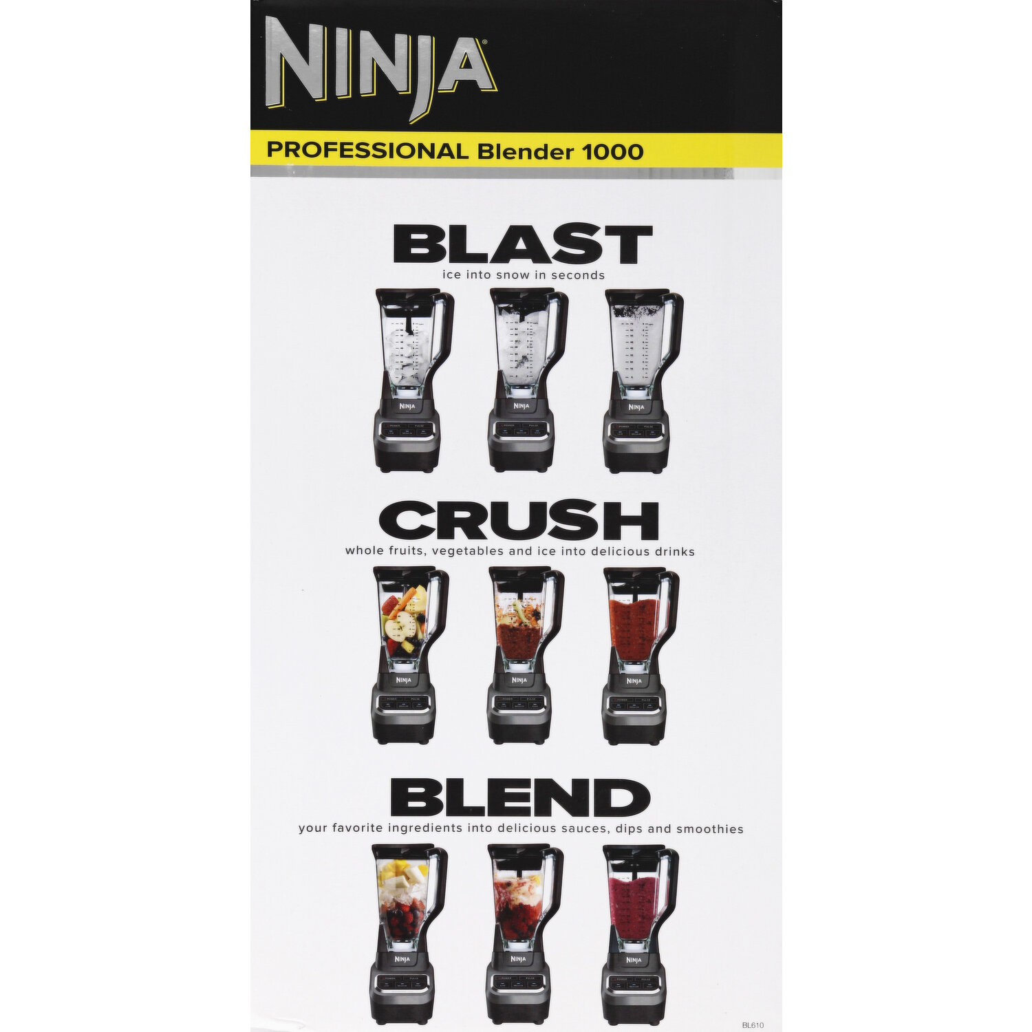 Ninja 1000-Watt Professional Blender (72 oz) – Bountiful Commerce