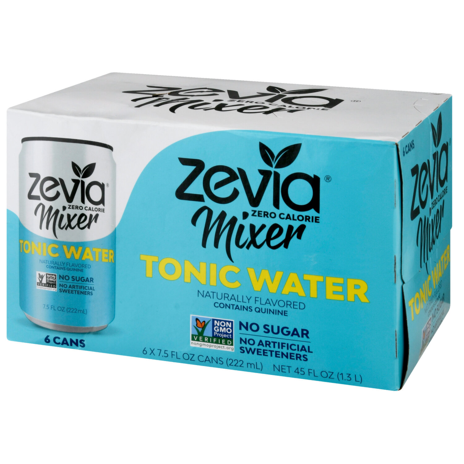 Zevia Mixer Tonic Water, Zero Calorie, 6 Each