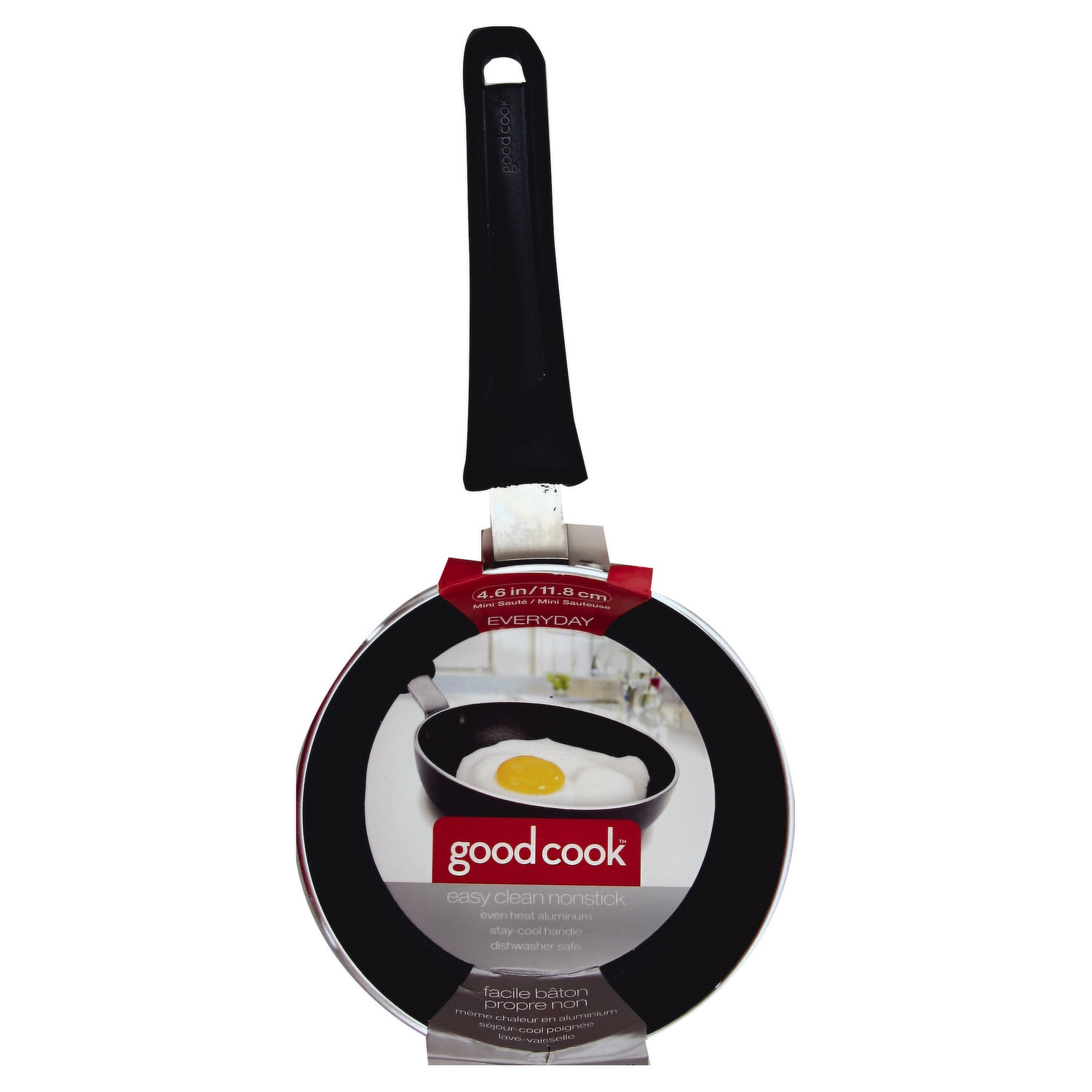 GoodCook 2.25 Quart Stainless Steel Sauce Pan With Glass Lid