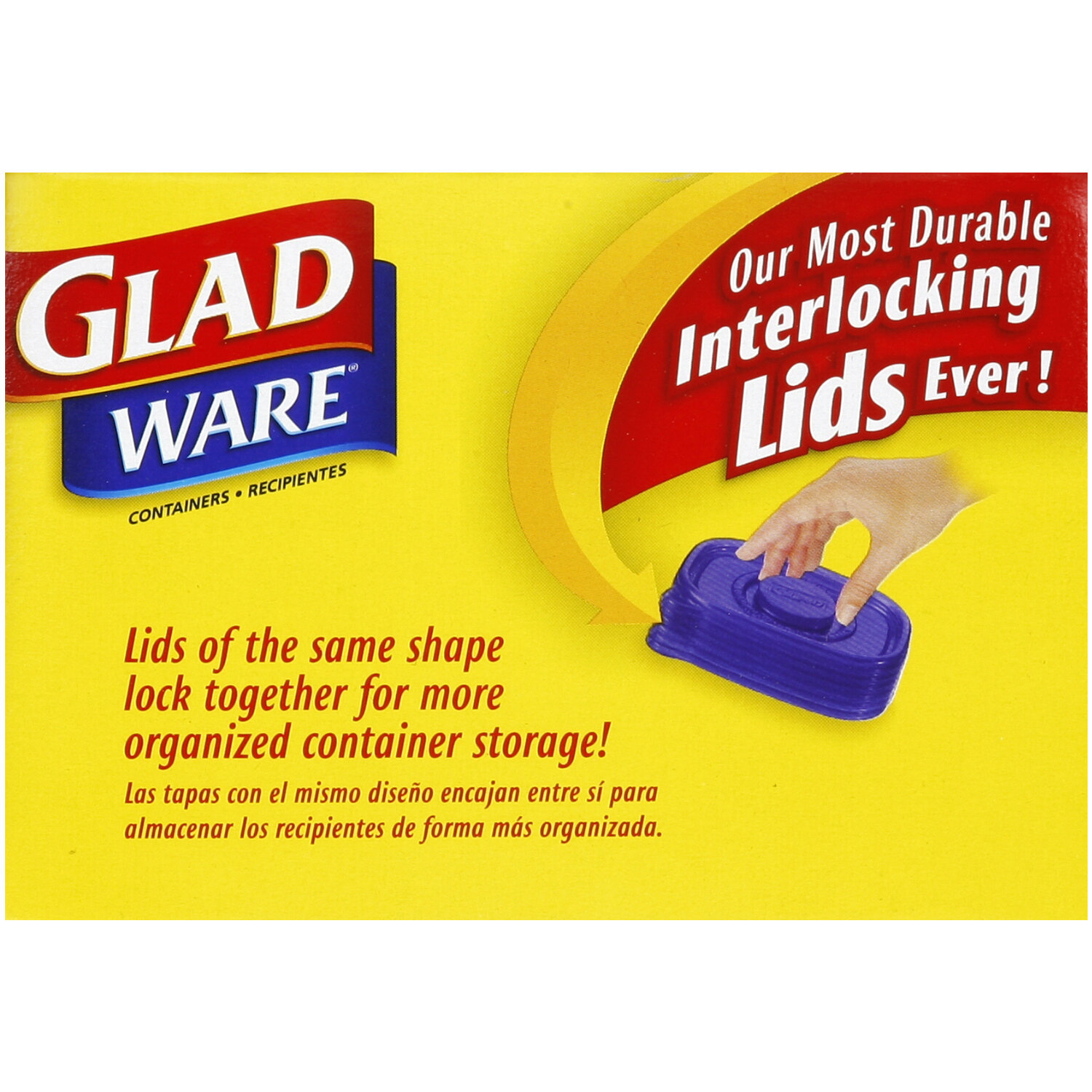 GladWare Entre Food Storage Containers with Glad Lock Tight Seal