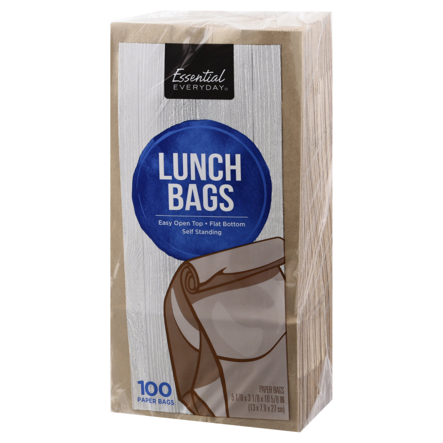 Essential Everyday Lunch Bags, 100 Each