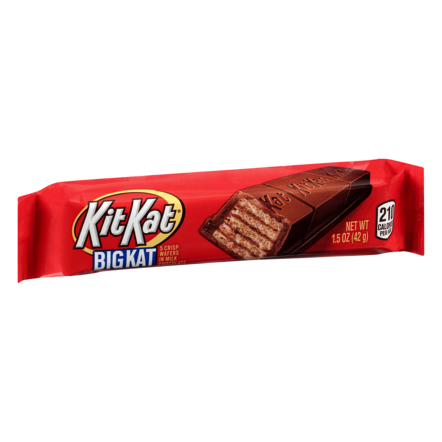 Kit Kat Crisp Wafers, in Milk Chocolate, Snack Size - 5 pack, 0.49 oz bars