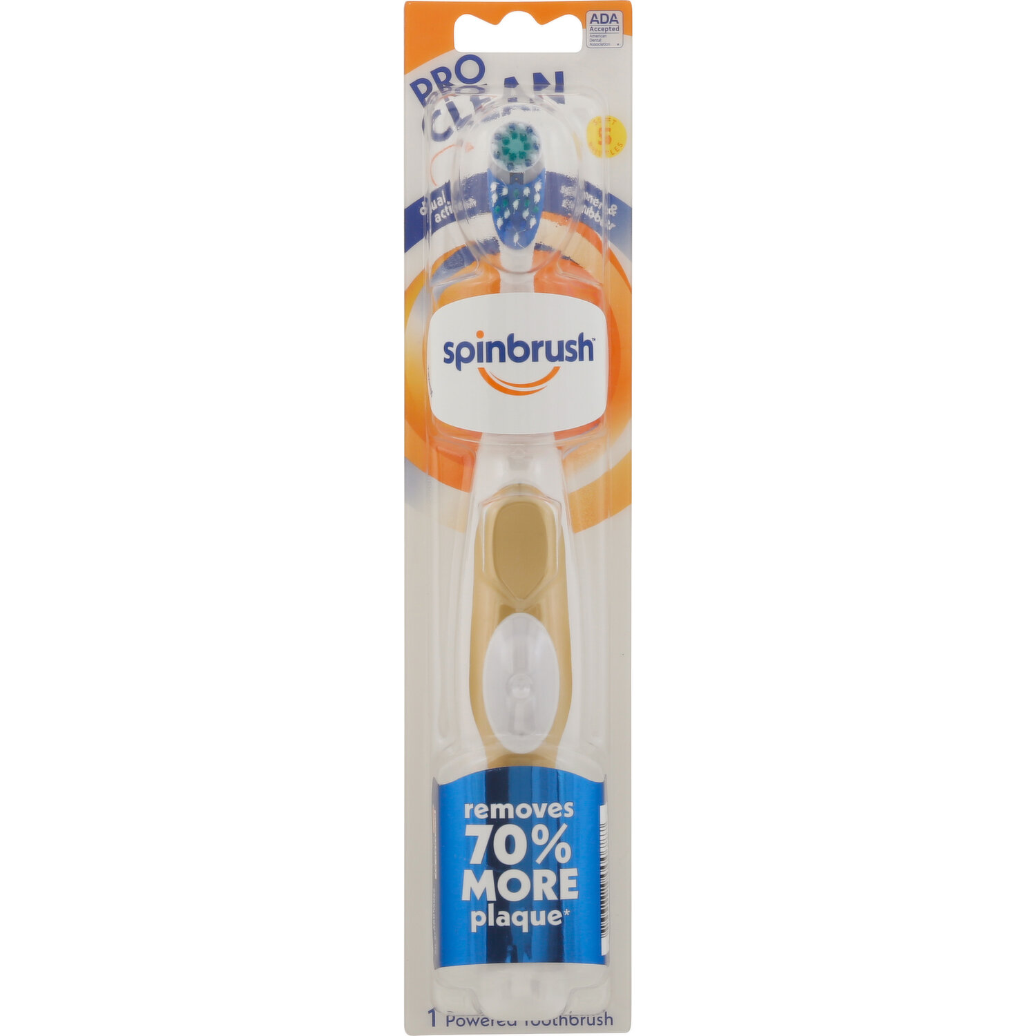 SpinBrush by Arm & Hammer Pro Clean Powered Toothbrush Soft