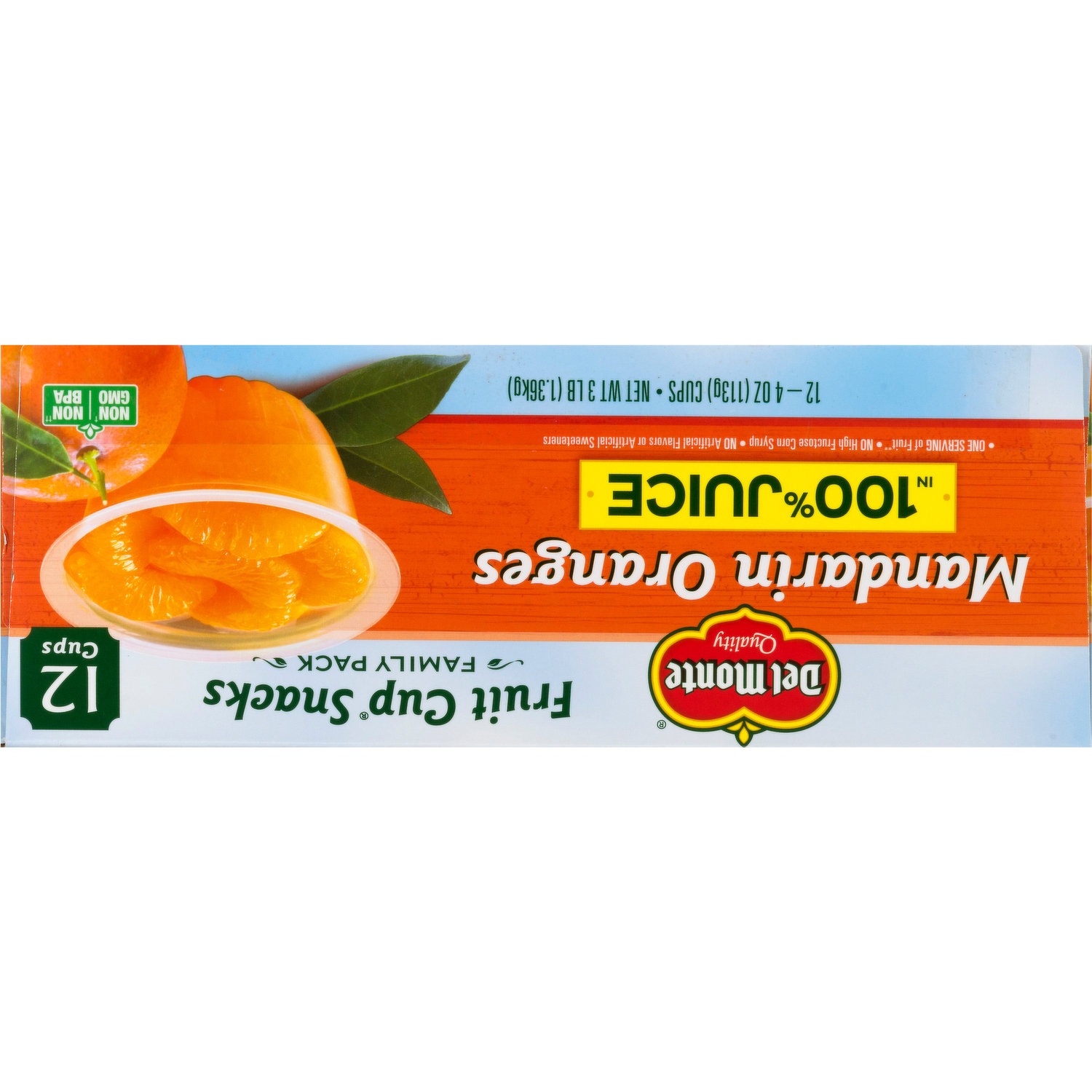 Del Monte® Fruit Cup® Snack Singles: Mandarin Oranges in 100% Juice