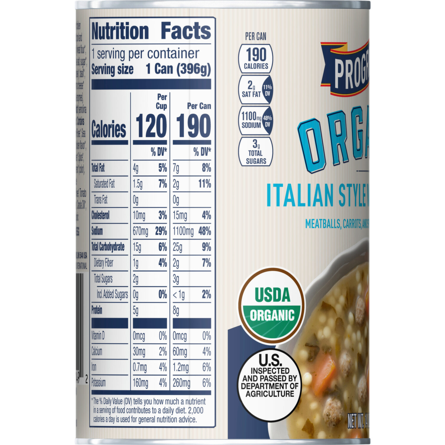 Progresso Soup, Organic, Italian Style Wedding