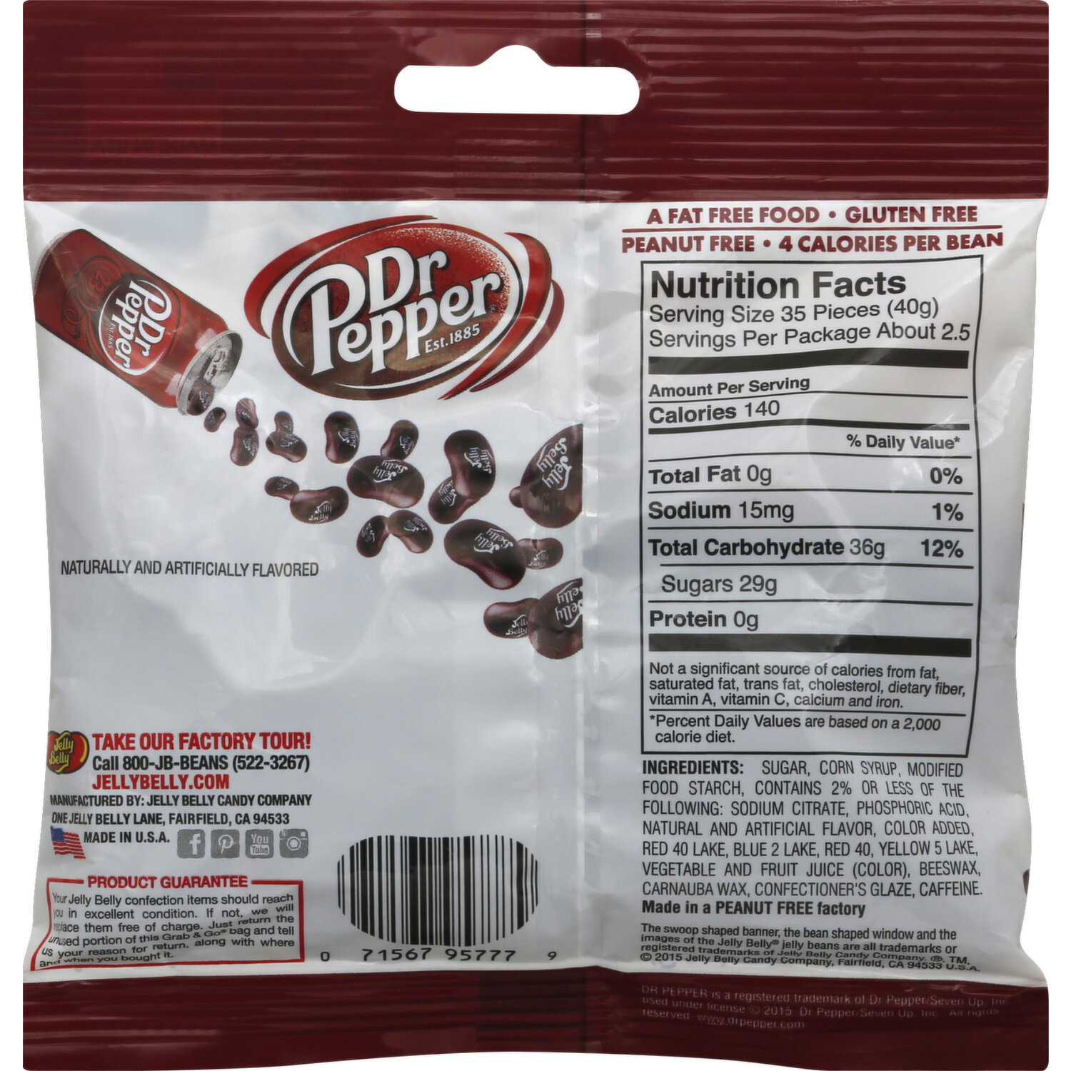 Dr Pepper - Nutrition Facts & Ingredients