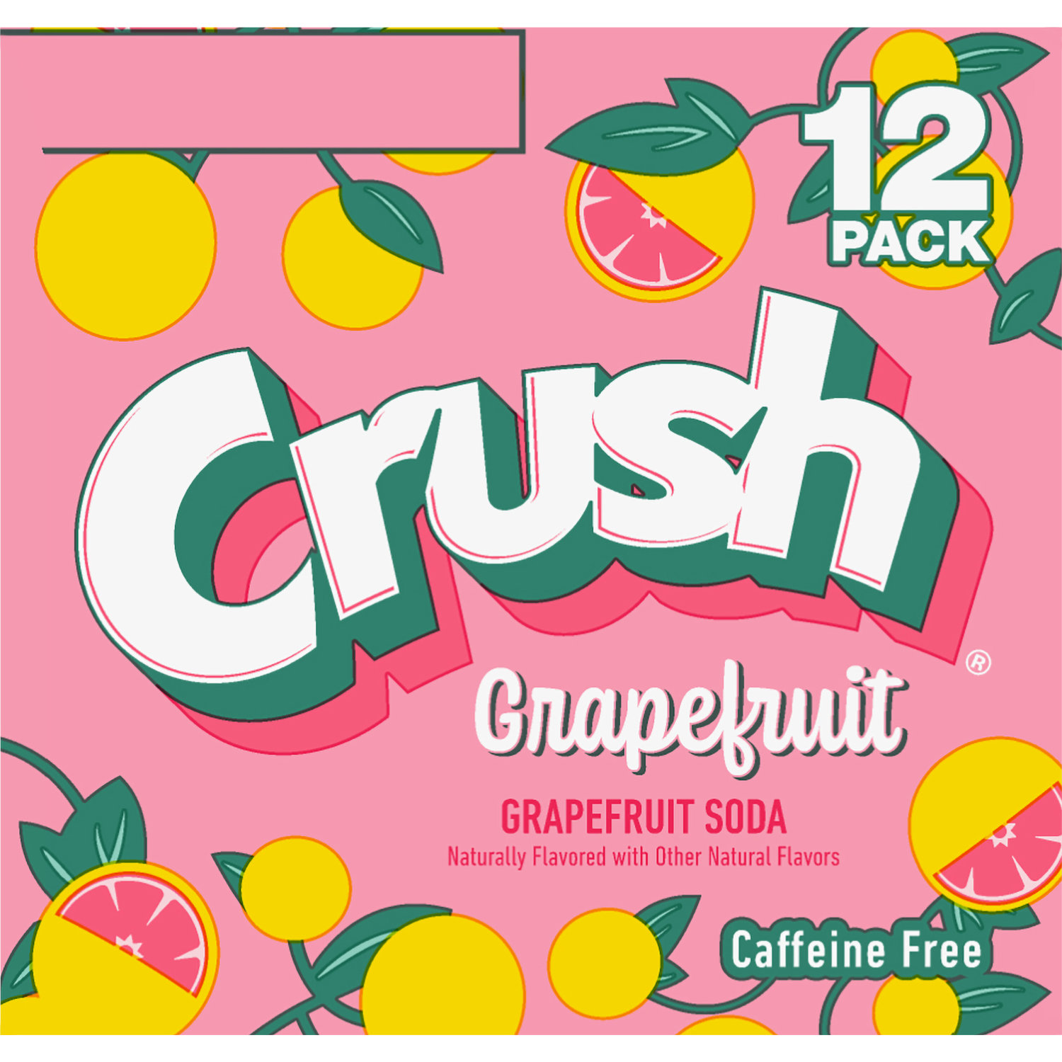 Crush Soda Grapefruit 12 Pack