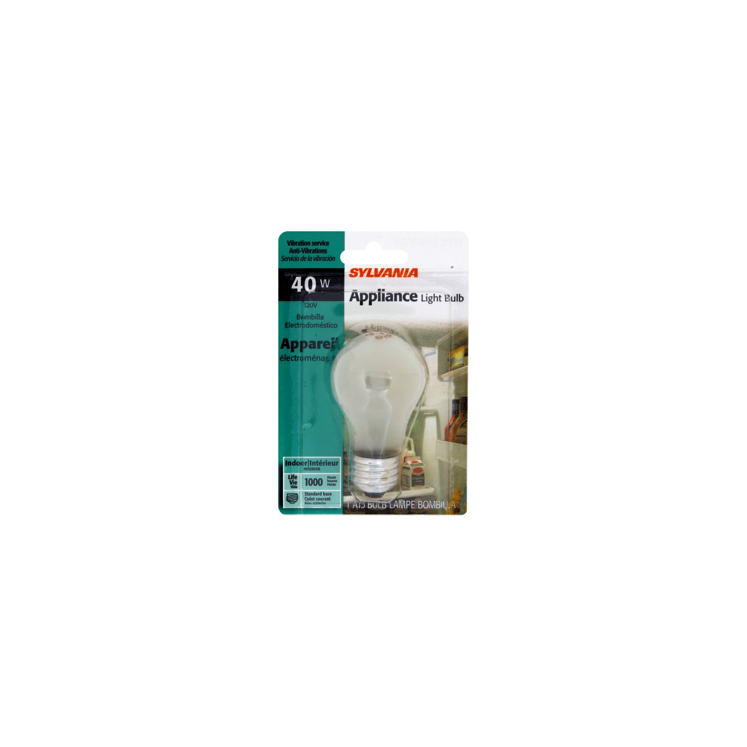 Sylvania Light Bulb, Appliance, 40 W