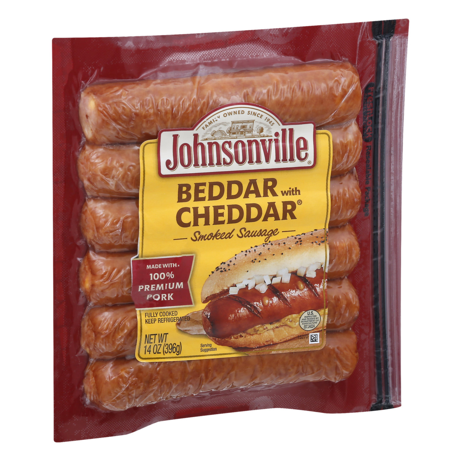 Johnsonville Cheddar Cheese and Bacon Patties Case