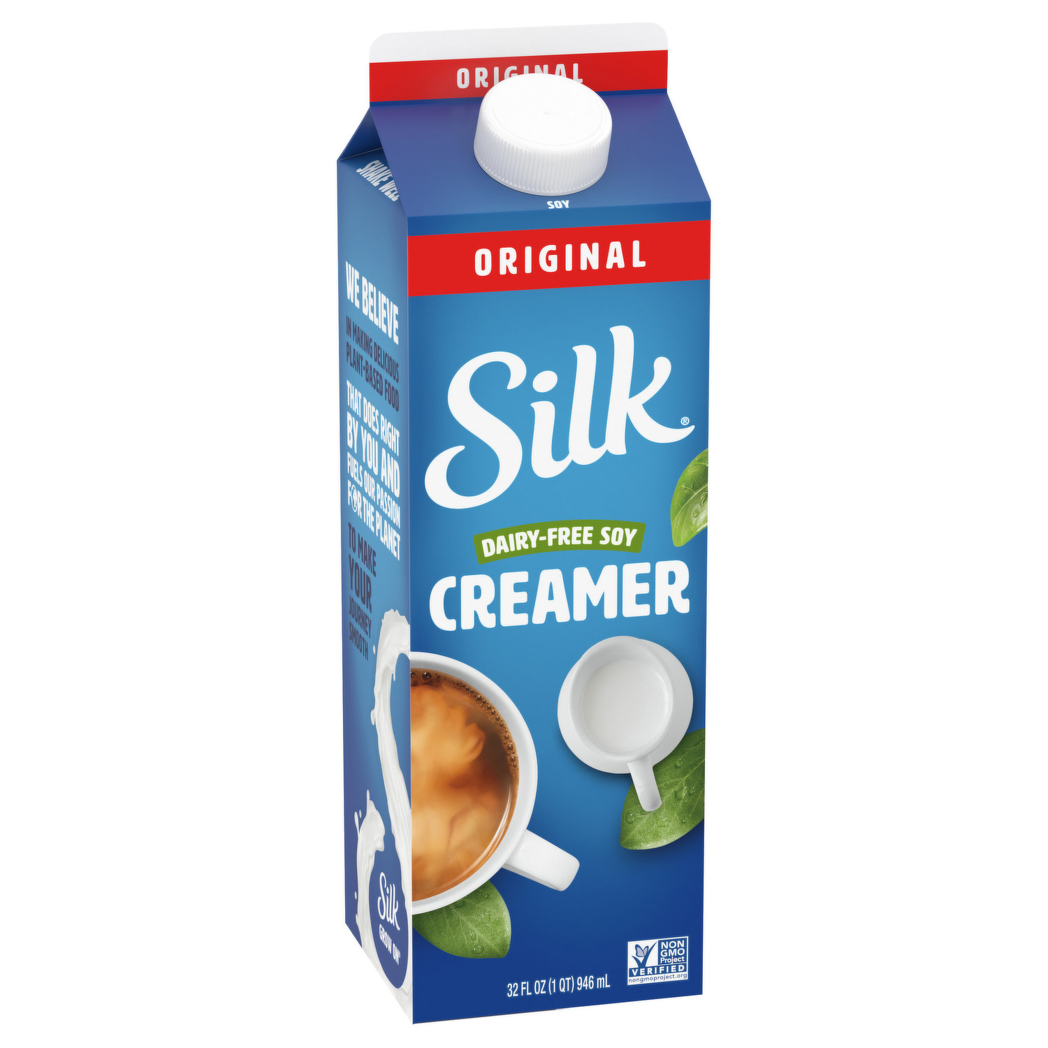 .com: Silk Dairy-Free Soy Creamer, Original, Pint, 16 oz