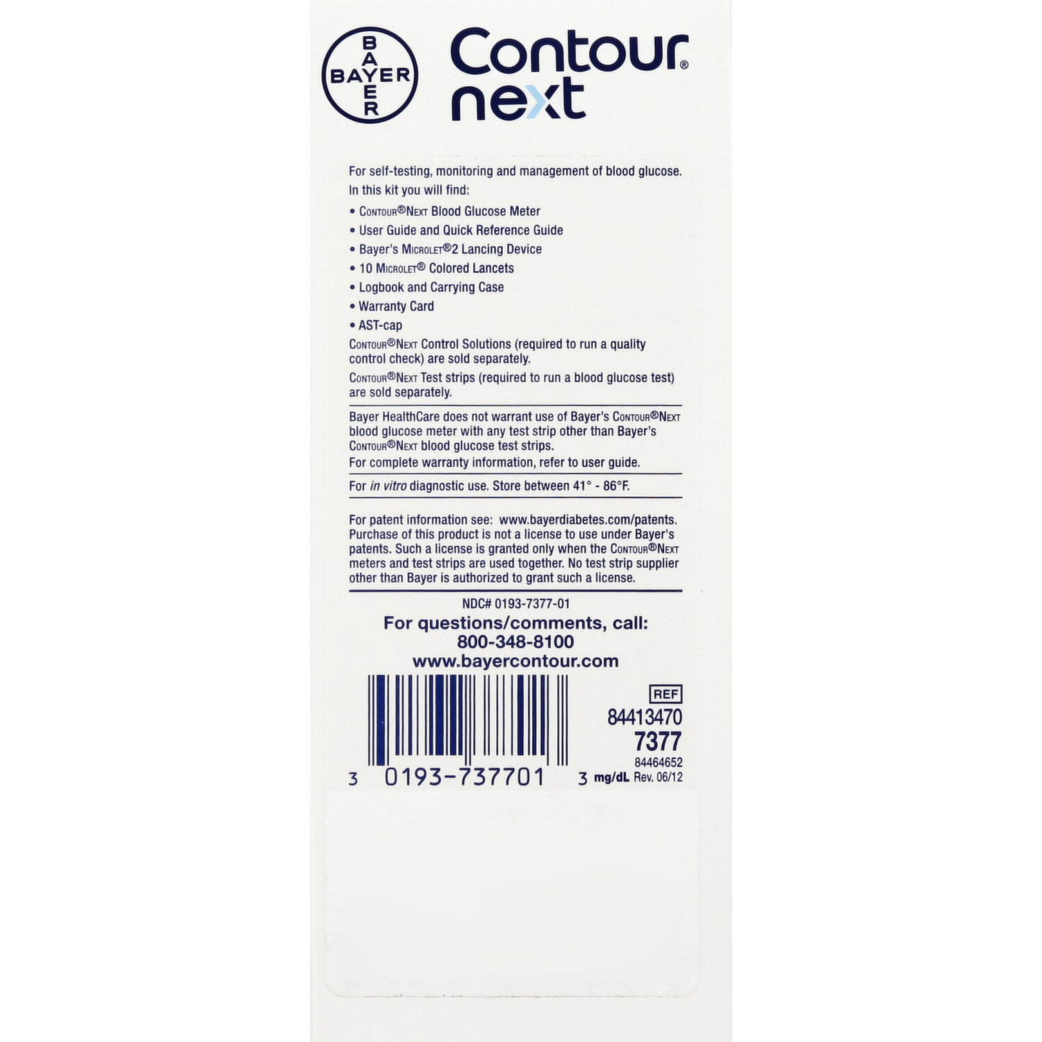 Contour Next Bayer Control Solution - Diagnostic devices - Medical products