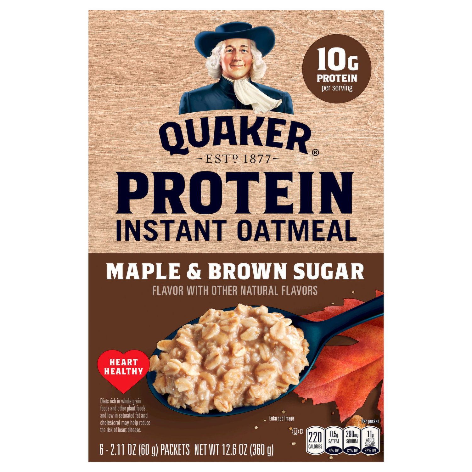 Post Better Oats Thick & Hearty Whole Grain Instant Oatmeal with Flax  Seeds, Blueberry Muffin flavor, 15.1 Ounce Box, Pack of 6