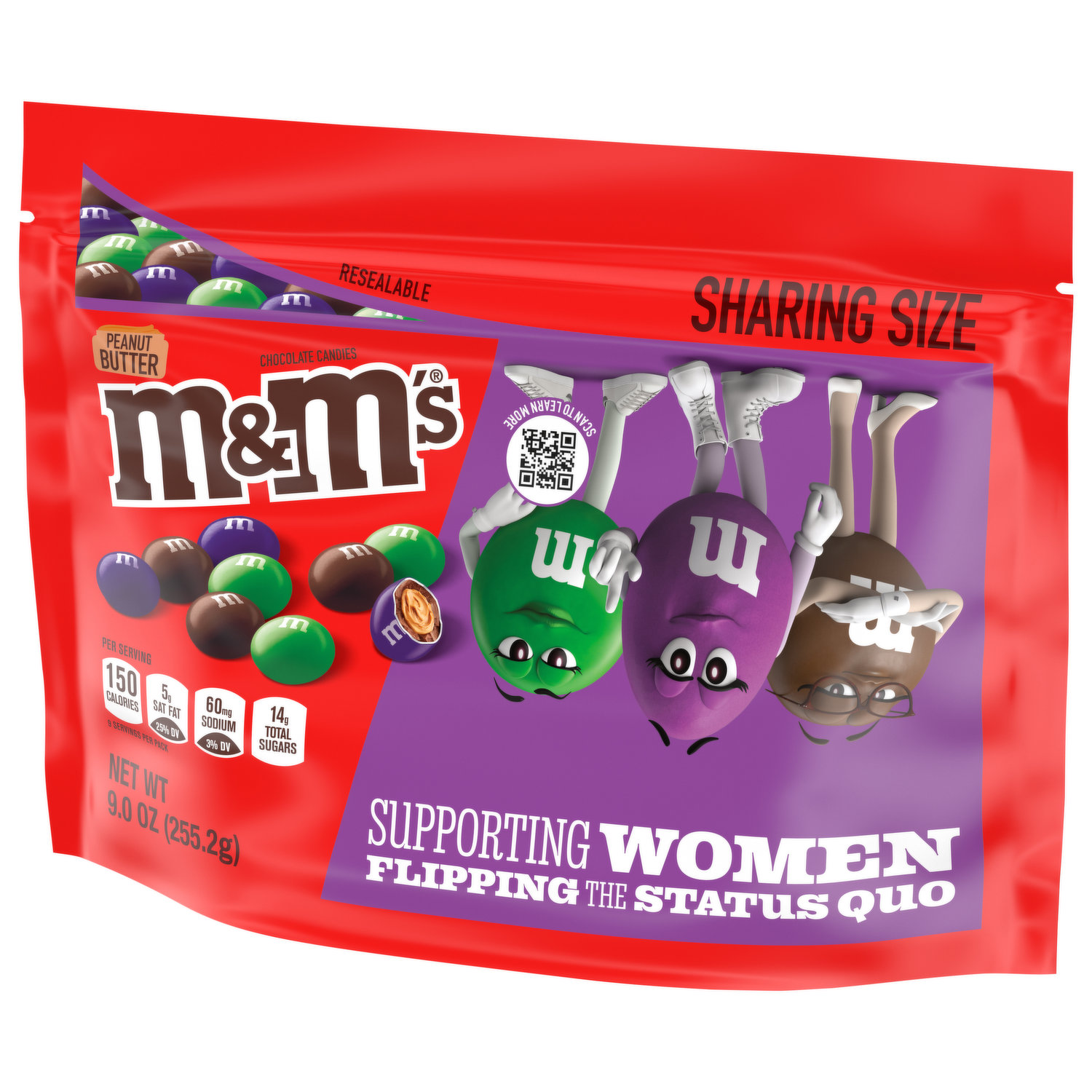 255.2g Bag Peanut Butter Flavour M&Ms MNMs m and ms American Chocolate  Candy