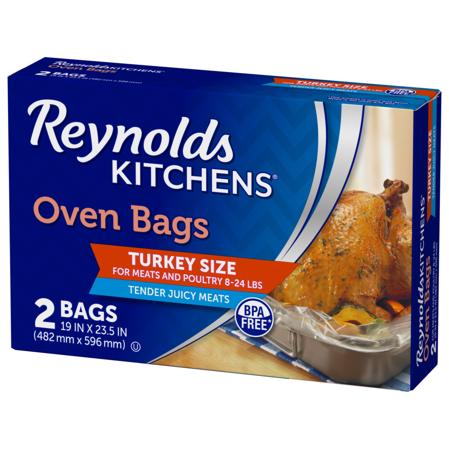 Reynolds 24 lbs. Aluminum All Purpose Disposable Pan (4-Pack