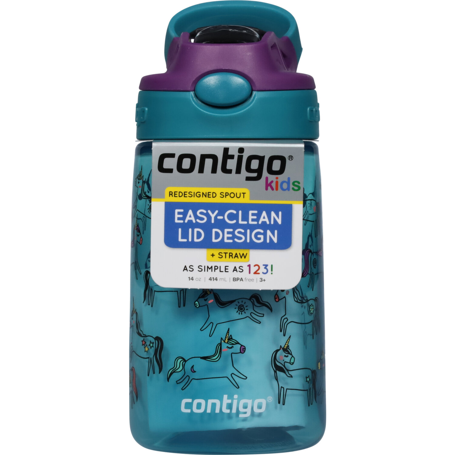 Contigo Kids Water Bottle, 14 oz