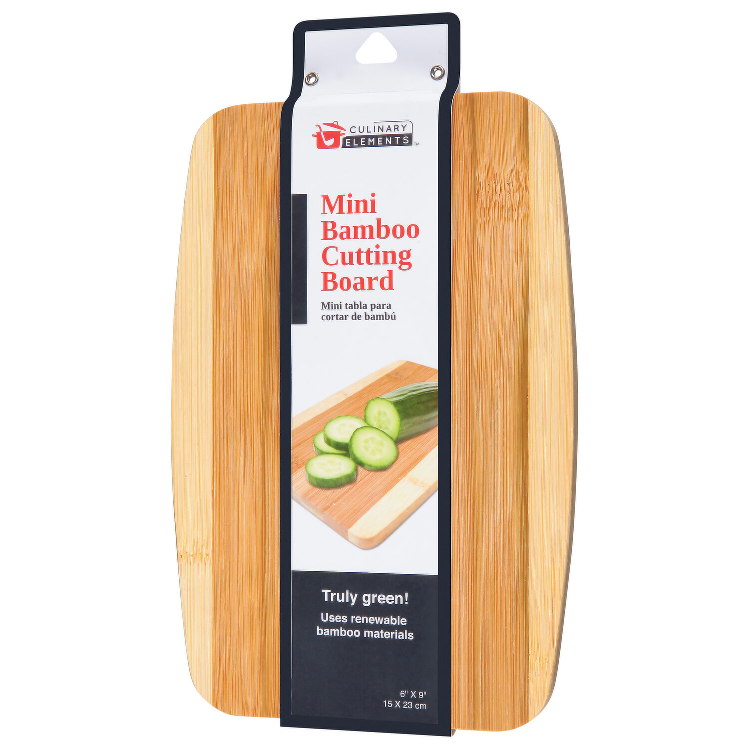 Bambu Mini Artisan Cutting Board Bamboo 11X6.25