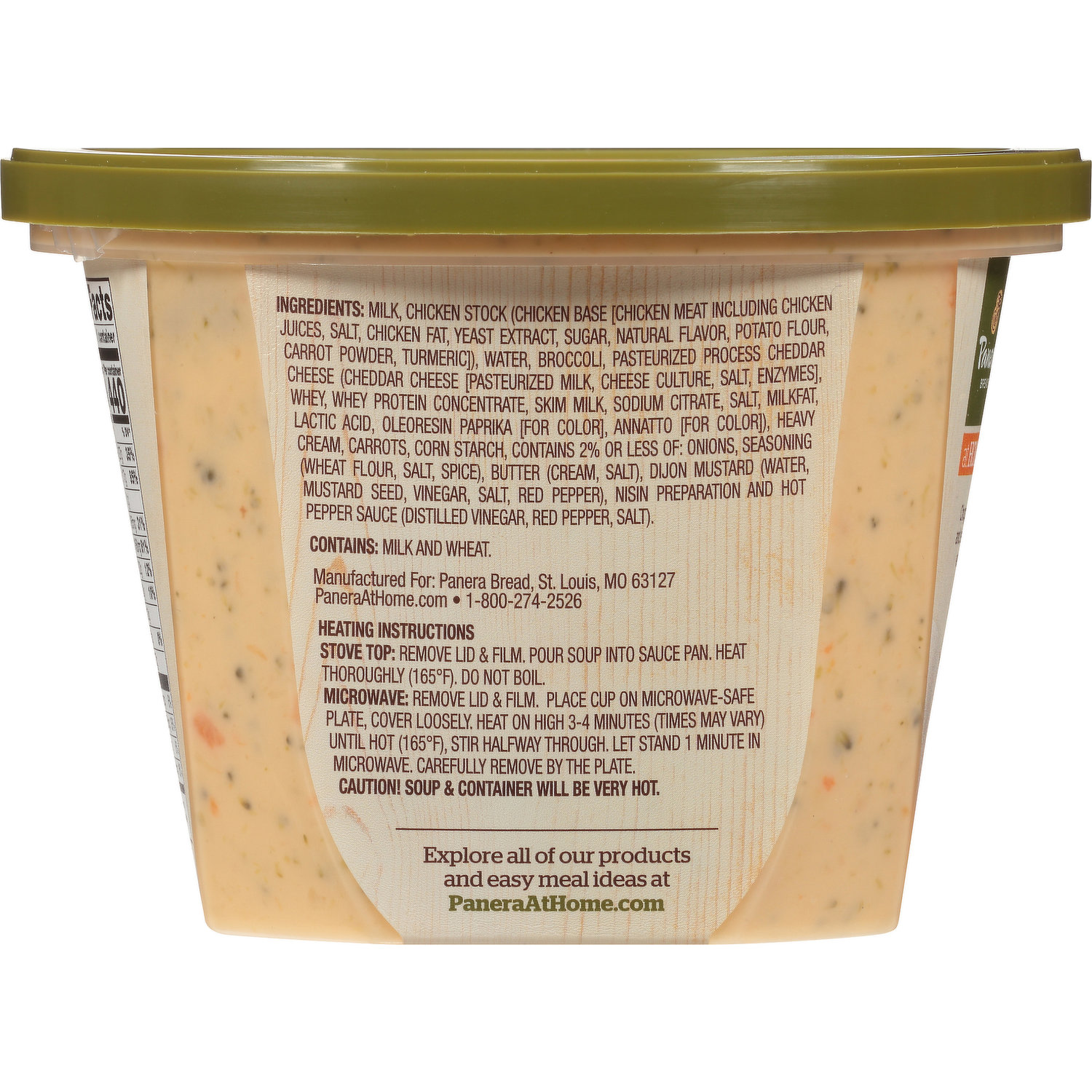 Panera Bread Broccoli Cheddar Soup - 16oz