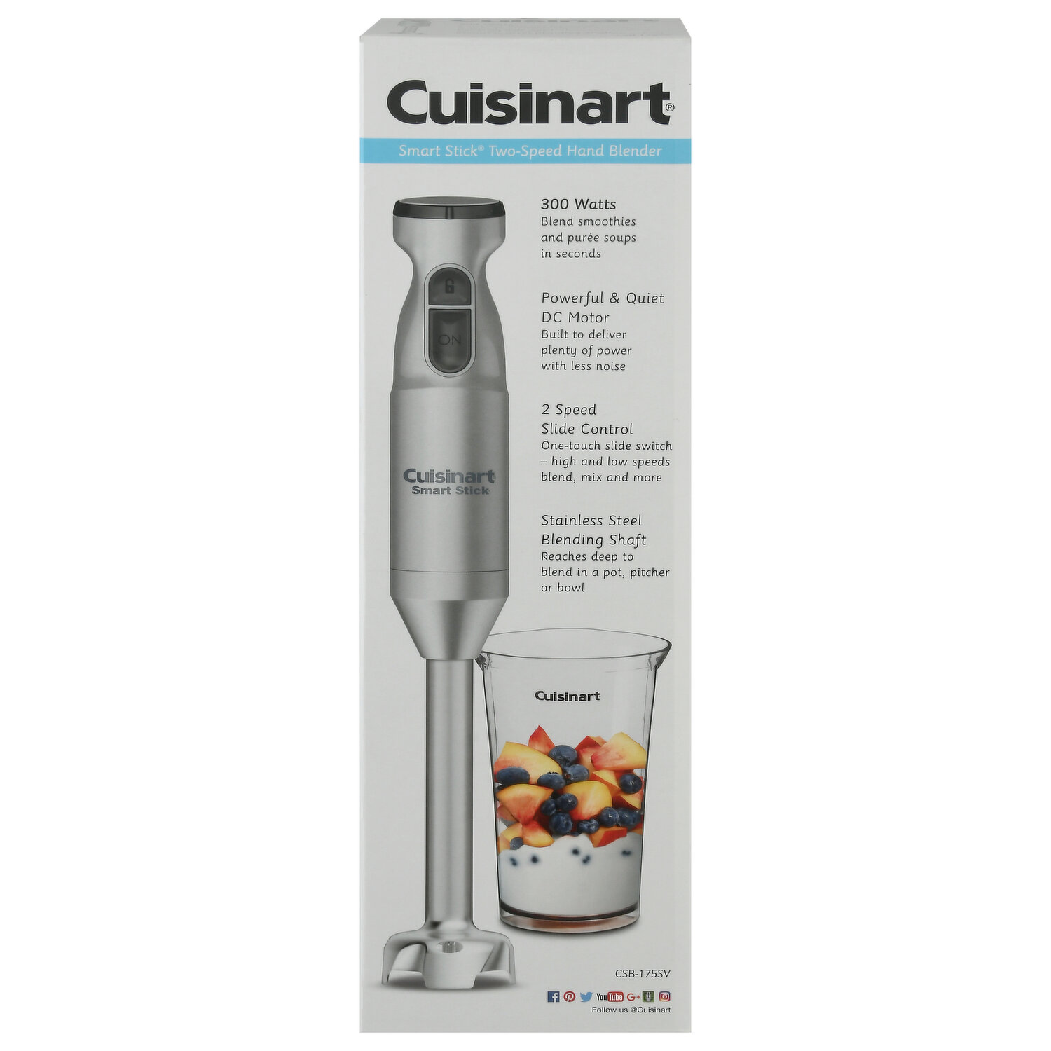 Cuisinart Smart Stick Two-Speed Hand Blender (Charcoal)