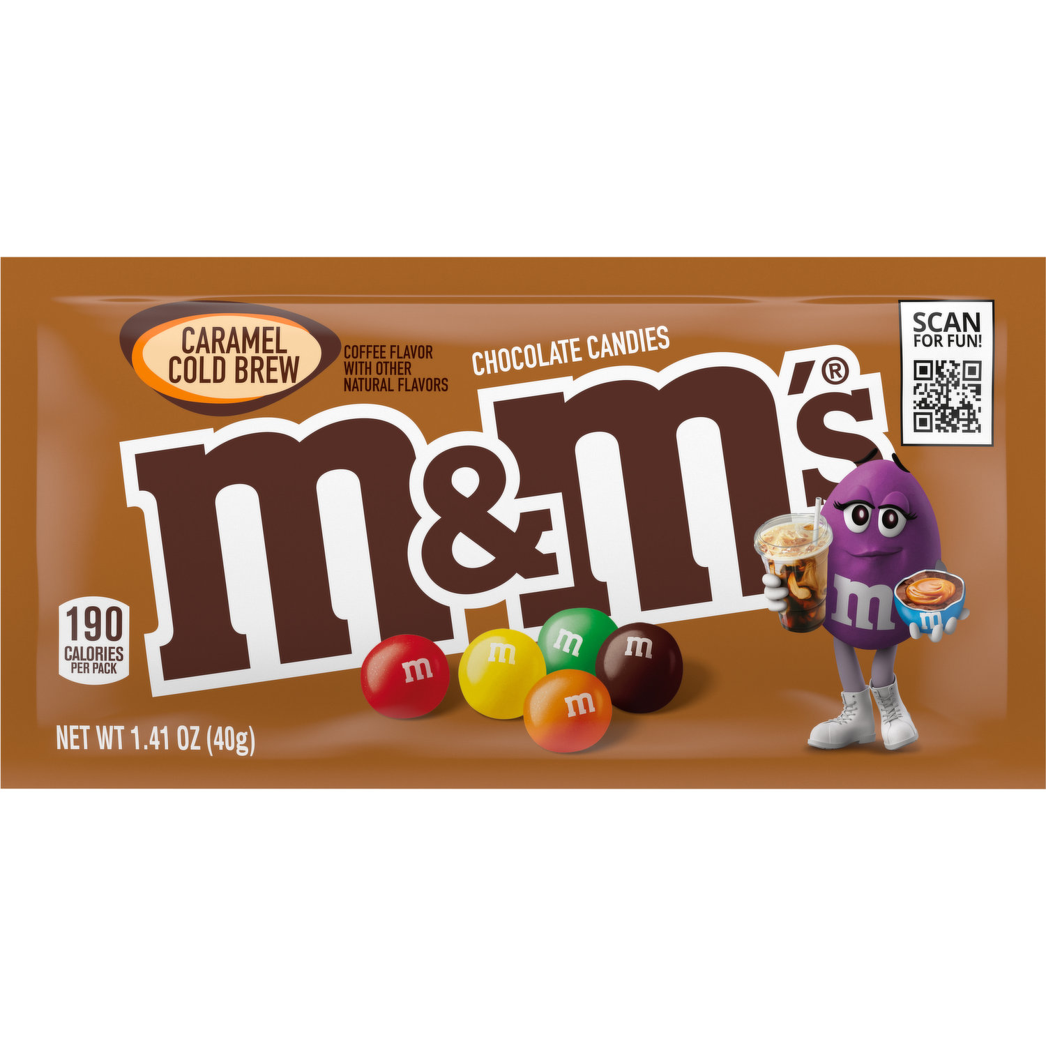 Caramel Cold Brew, M&M'S